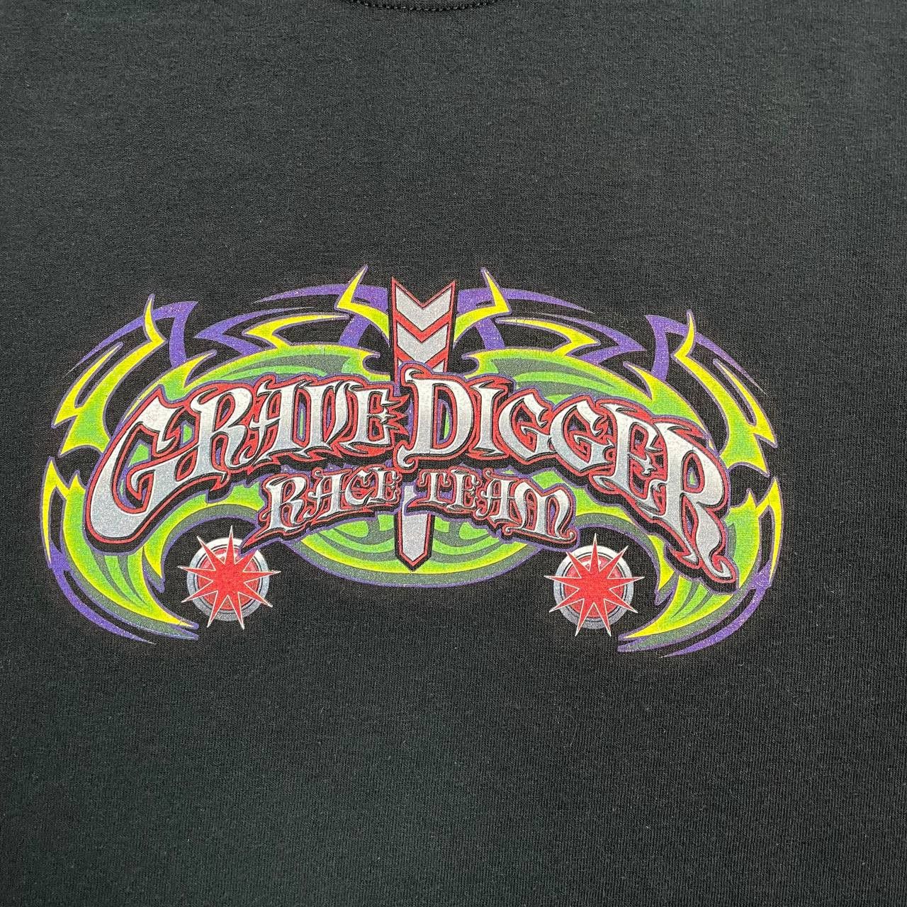 Vintage Vintage 2005 Grave Digger Race Team Graphic T Shirt Black L Size US L / EU 52-54 / 3 - 5 Thumbnail