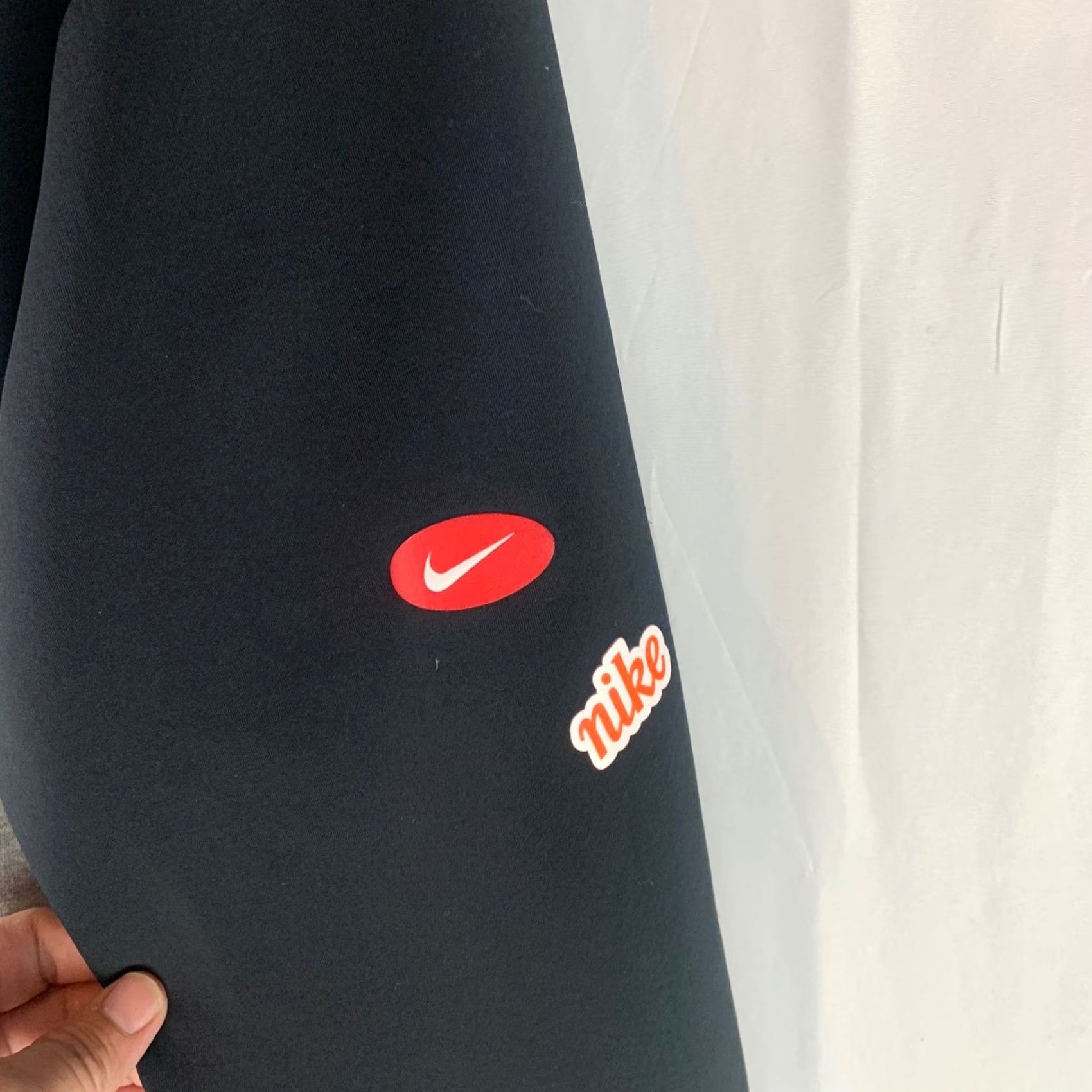 Nike NIKE PRO GET FIT ICON CLASH Fleece Half-Zip Pullover Women's XL Black Colorblock Swoosh Logo 1/2 Zip Dri-FIT Size XL / US 12-14 / IT 48-50 - 4 Thumbnail