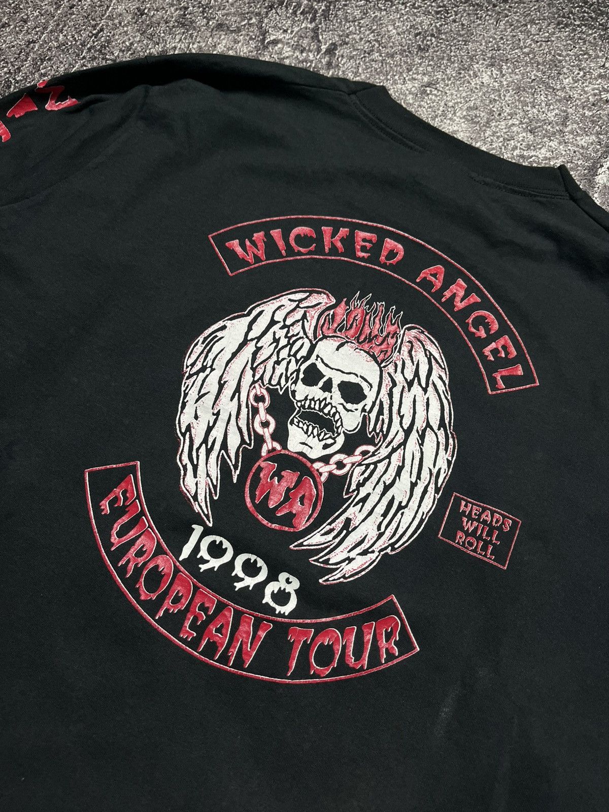 Band Tees Vintage Wicked Angel European Tour 1998 Long Sleeve Black Size US L / EU 52-54 / 3 - 2 Thumbnail