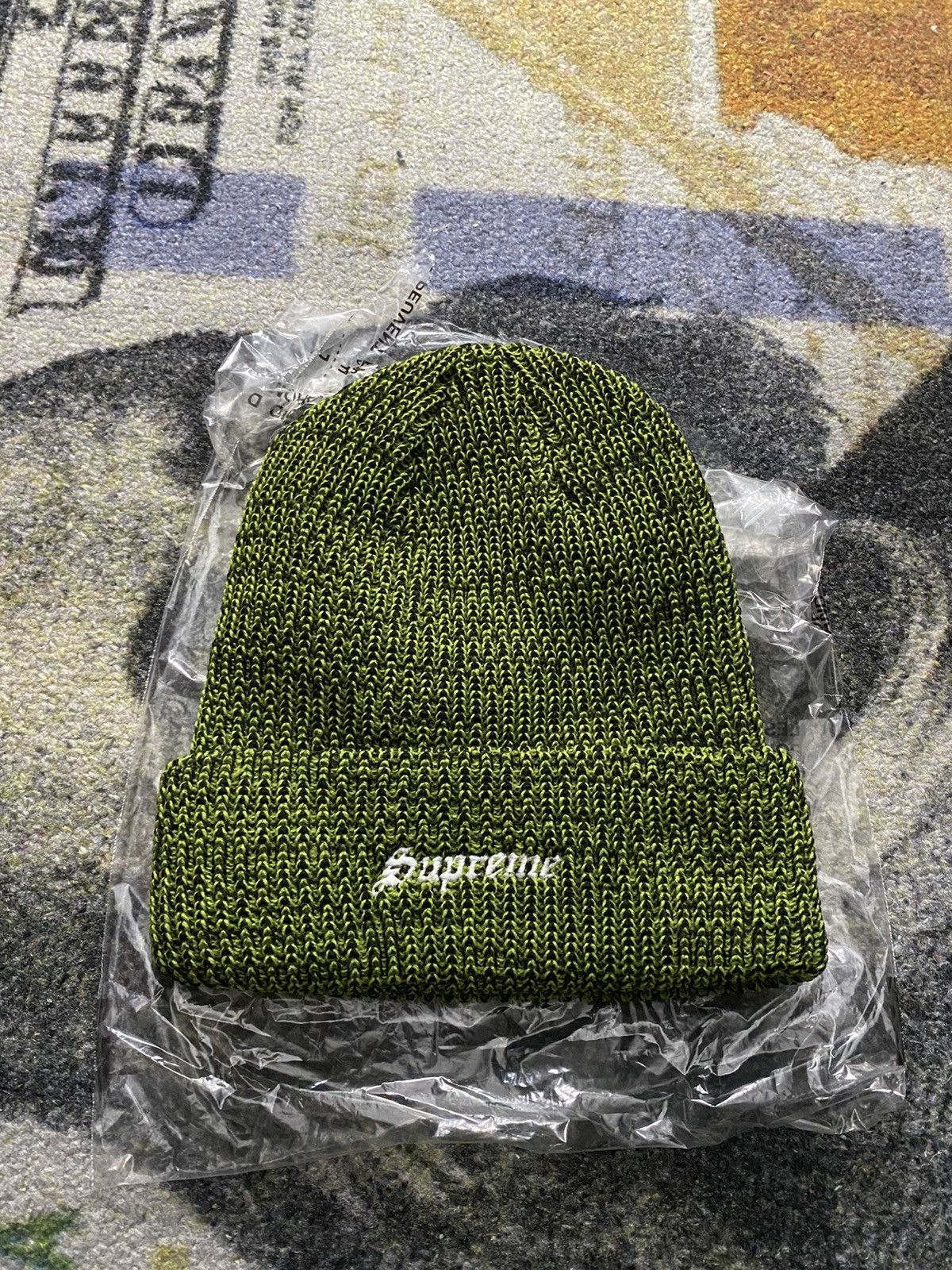 Supreme Supreme Twisted Loose Gauge Beanie (FW21) Green Size ONE SIZE - 2 Thumbnail