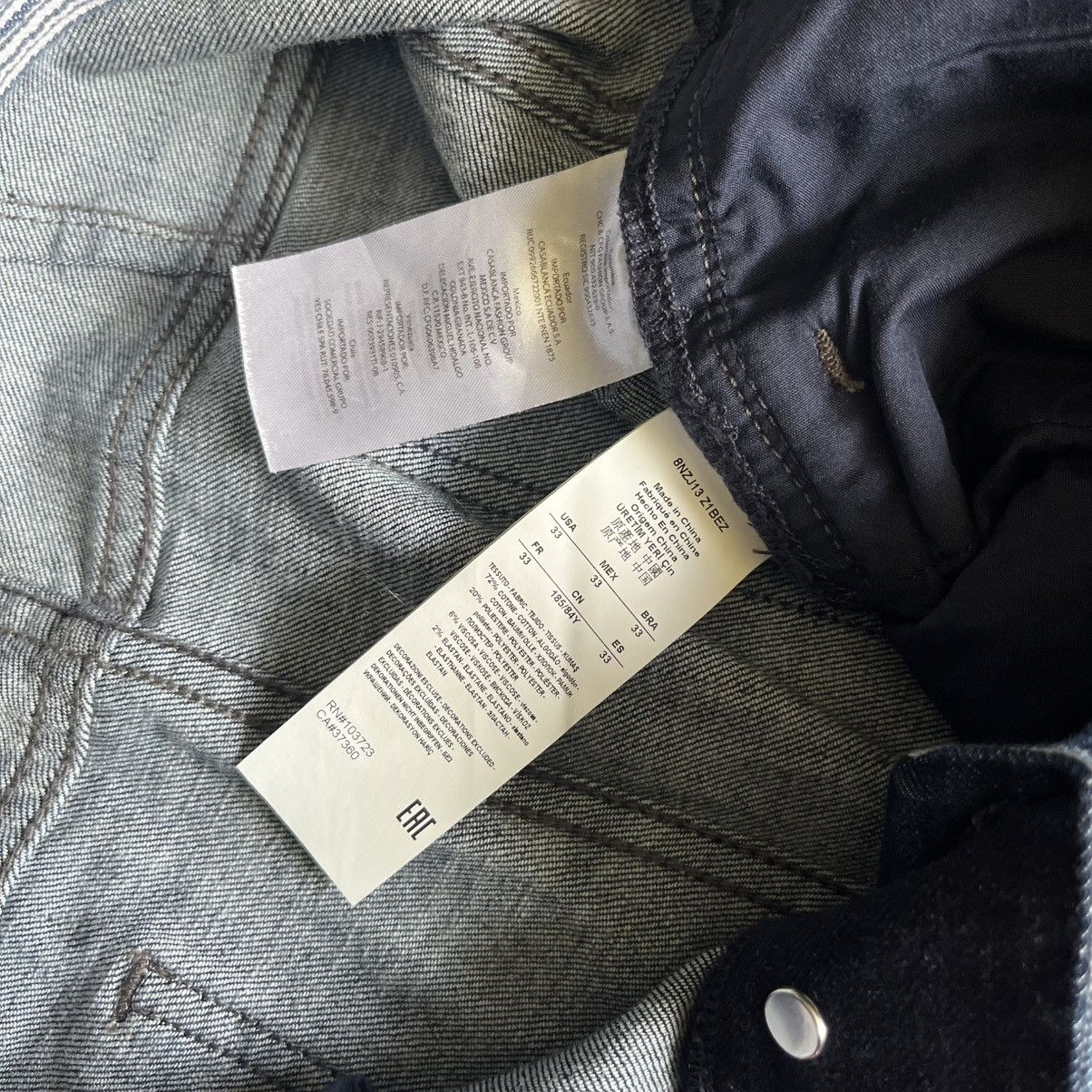 Armani Exchange Armani Exchange Dark Blue Slim Fit Buttonfly Denim Jeans 33R Size US 33 - 10 Thumbnail