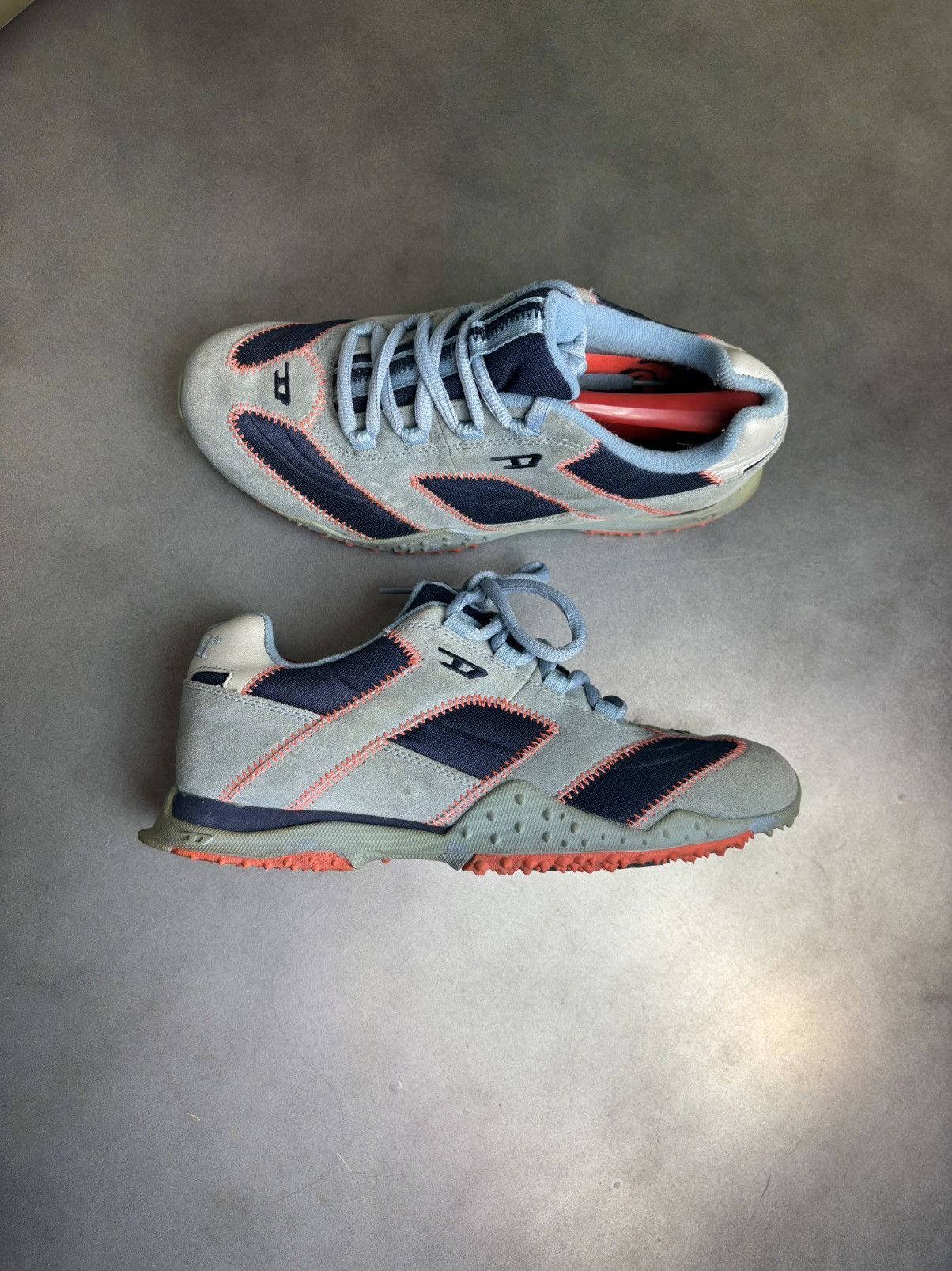 Diesel × Vintage Vintage Diesel Jeans Sneakers 2000s Diesel KINSA Shoes Suede Size US 8.5 / EU 41-42 - 13 Thumbnail