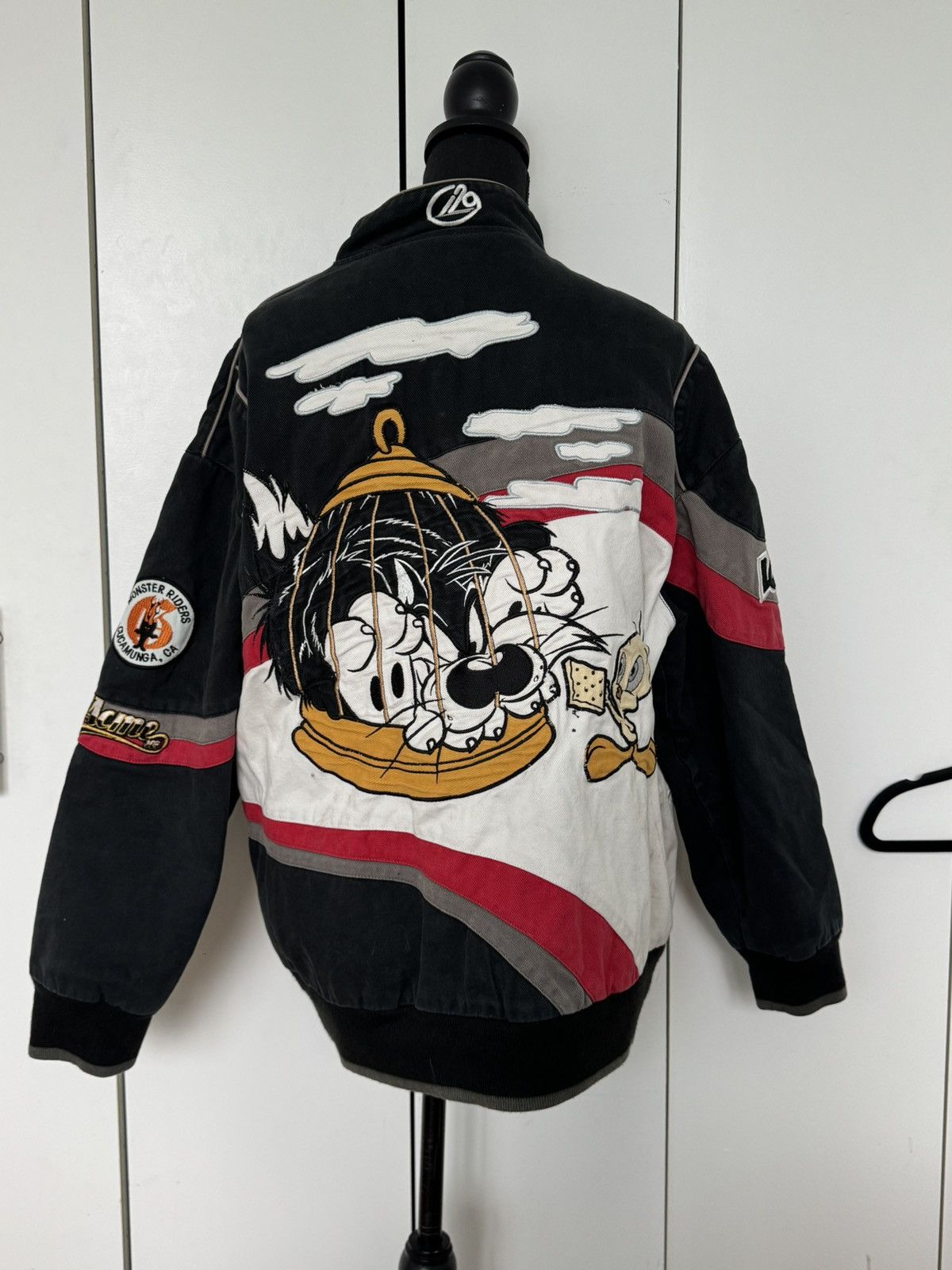 Vintage Vintage Lot 29 1990s Looney Tunes Sylvester & Tweety Jacket Size US L / EU 52-54 / 3 - 2 Thumbnail