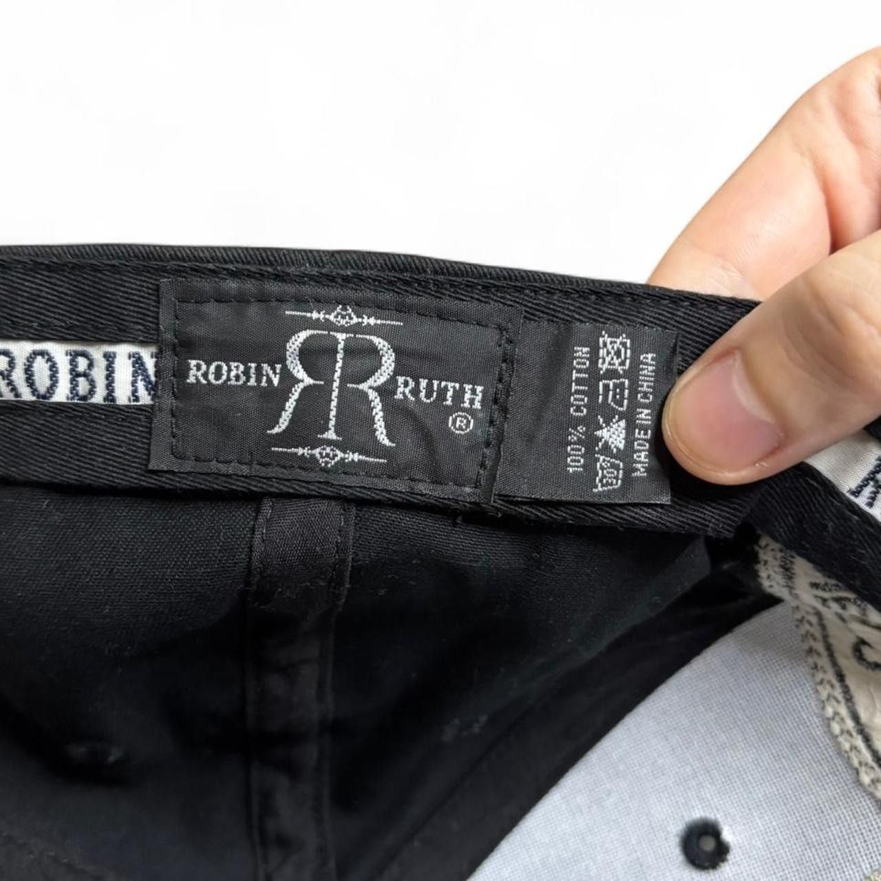 Robin Ruth Vintage San Diego Black Embroidered Cap Hat One Size Size ONE SIZE - 6 Thumbnail