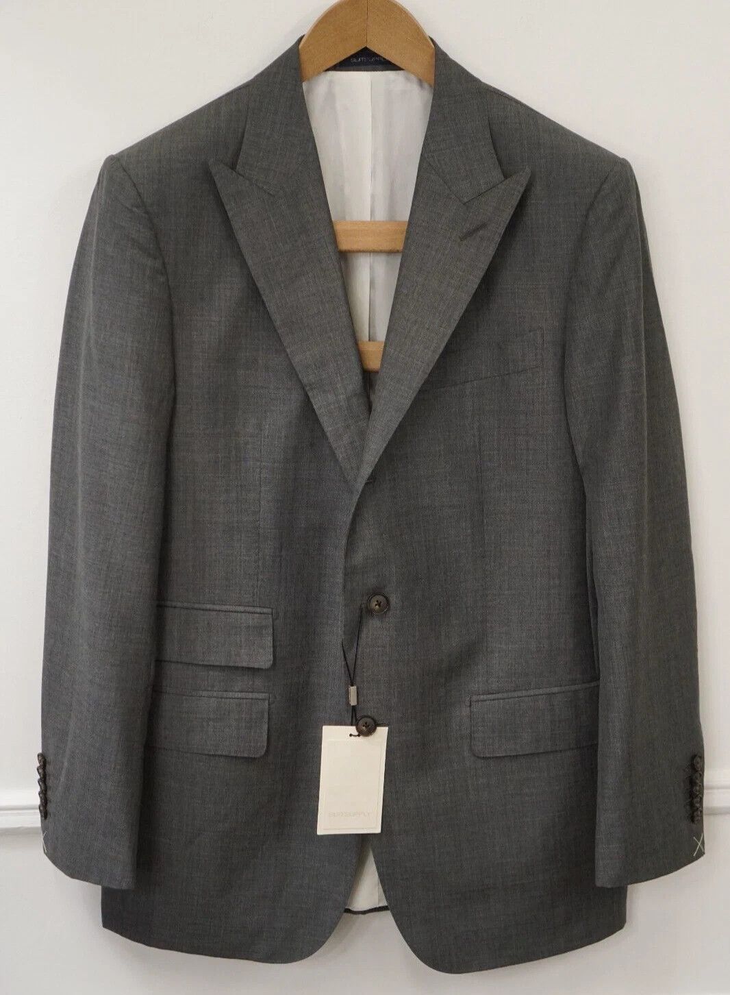 Suitsupply Men Suitsupply Blazer Peak Wool & Mohair Washington US42 Size 42R - 1 Thumbnail