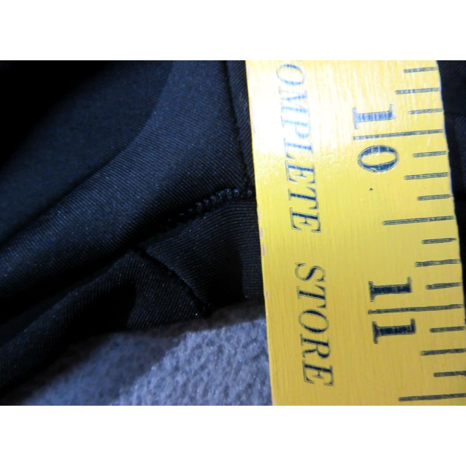 Logo 7 Peloton Leggings Womens Medium Black Ribbed Stretch Logo Mid Rise Gym Workout Size 32" / US 10 / IT 46 - 5 Thumbnail