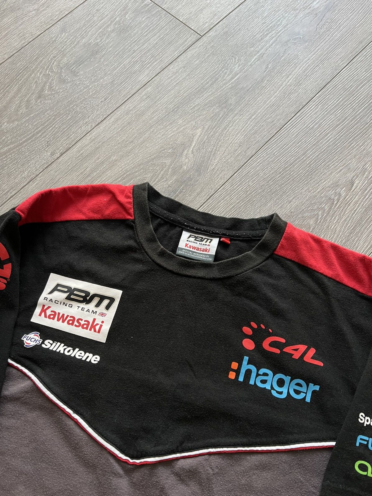 Vintage Vintage Kawasaki PBM Racing T-Shirt Tee Size US XL / EU 56 / 4 - 2 Thumbnail