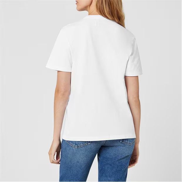Golden Goose o1g2r1mq1024 Star Regular T-Shirt in White & Black Size S / US 4 / IT 40 - 6 Thumbnail