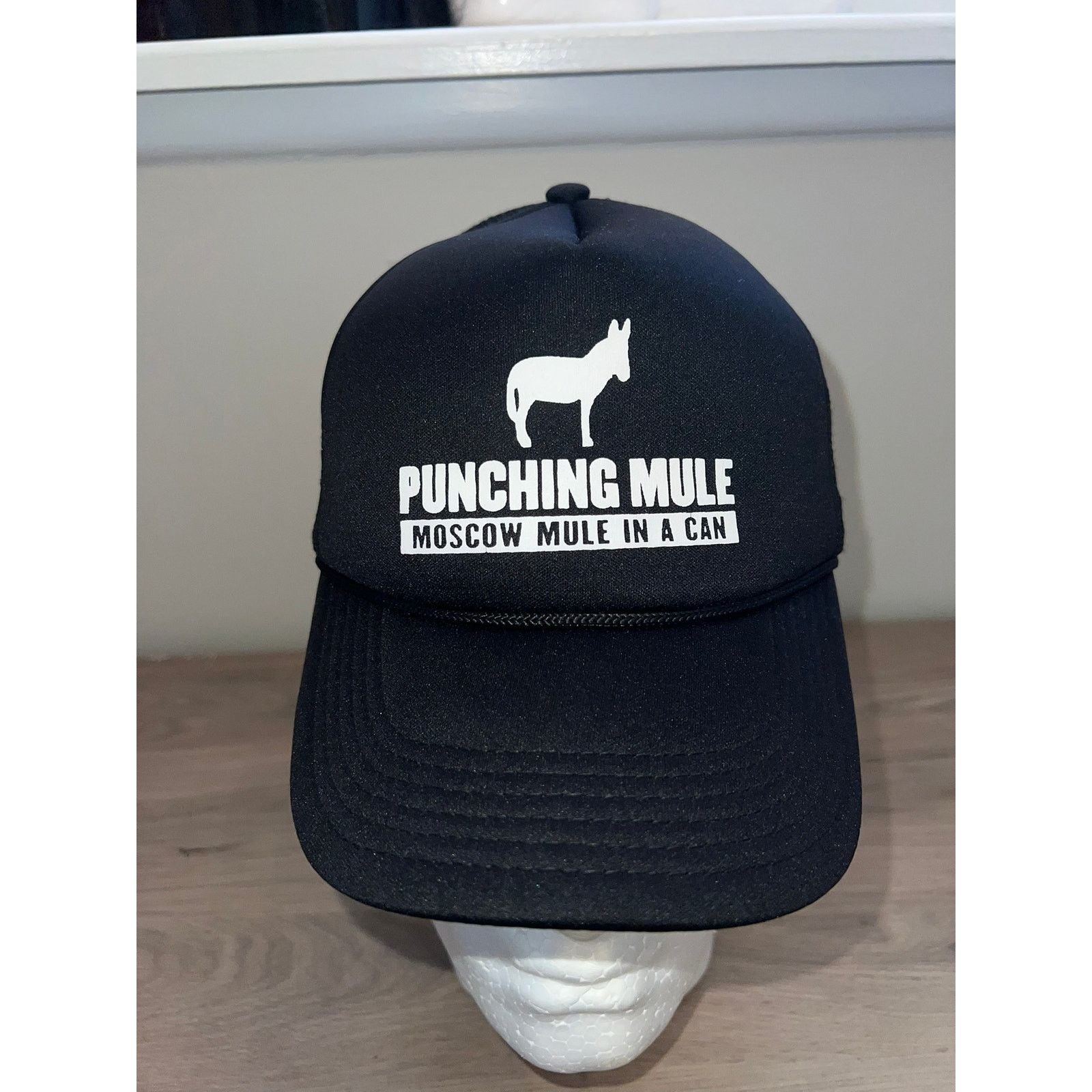 Vintage Punching Mule Hat Moscow Mule In A Can Trucker Headwear OS Size ONE SIZE - 2 Thumbnail