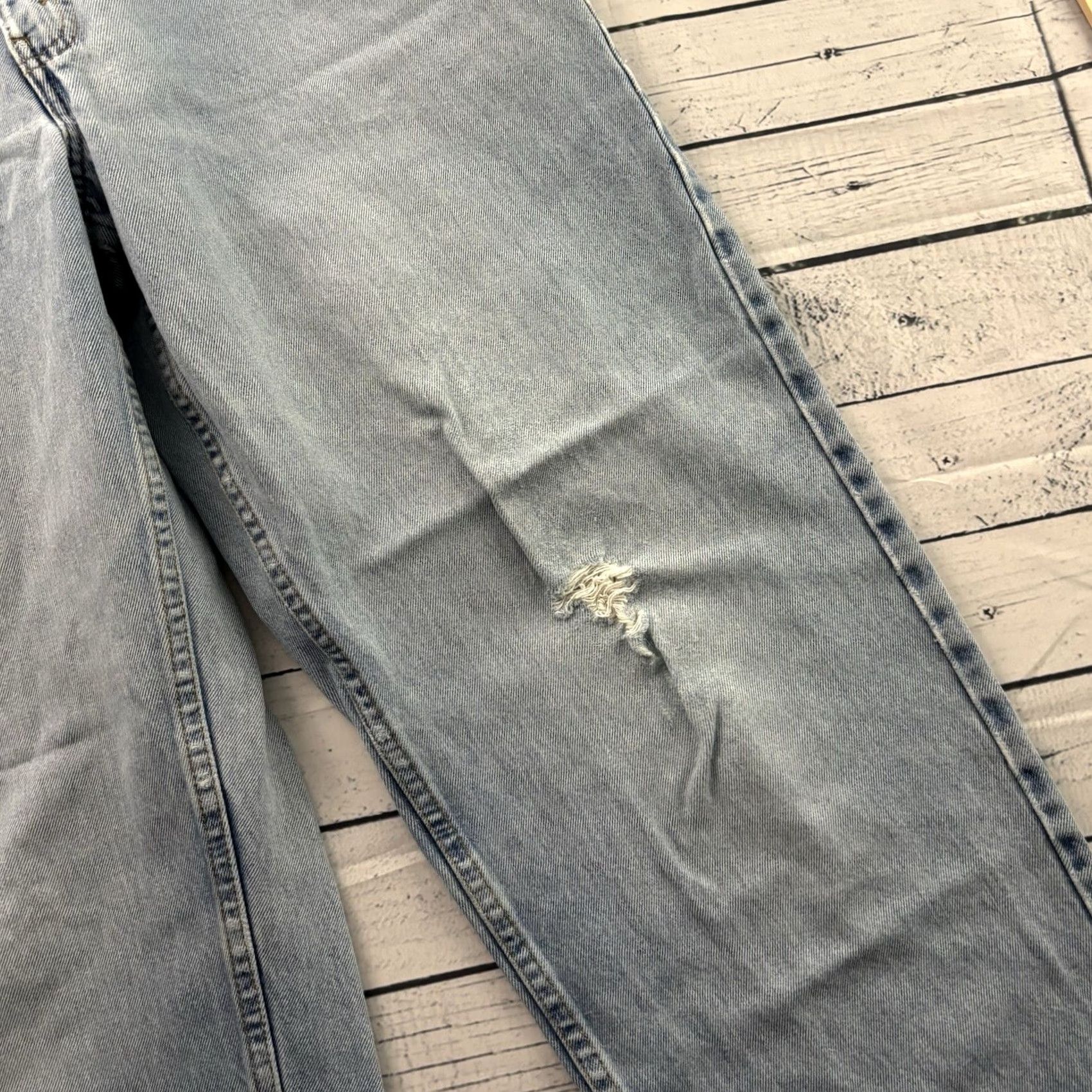 Levi's Vintage Levi's 560 Jeans Denim Blue 36x34 Mens Jeans Tapered Loose Fit 560 Levi's Blue Denim Jeans Mens 90s Size US 36 / EU 52 - 7 Thumbnail