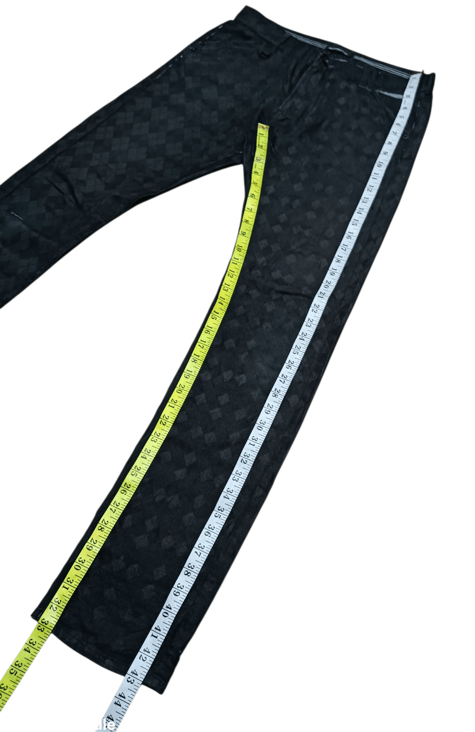 semanticdesign Semanticdesign Black Diamond Pattern Jeans Size US 34 / EU 50 - 10 Thumbnail