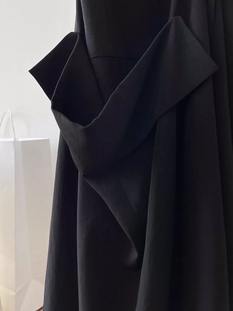 Y's Y's Black halter dress long dress Size ONE SIZE - 4 Thumbnail