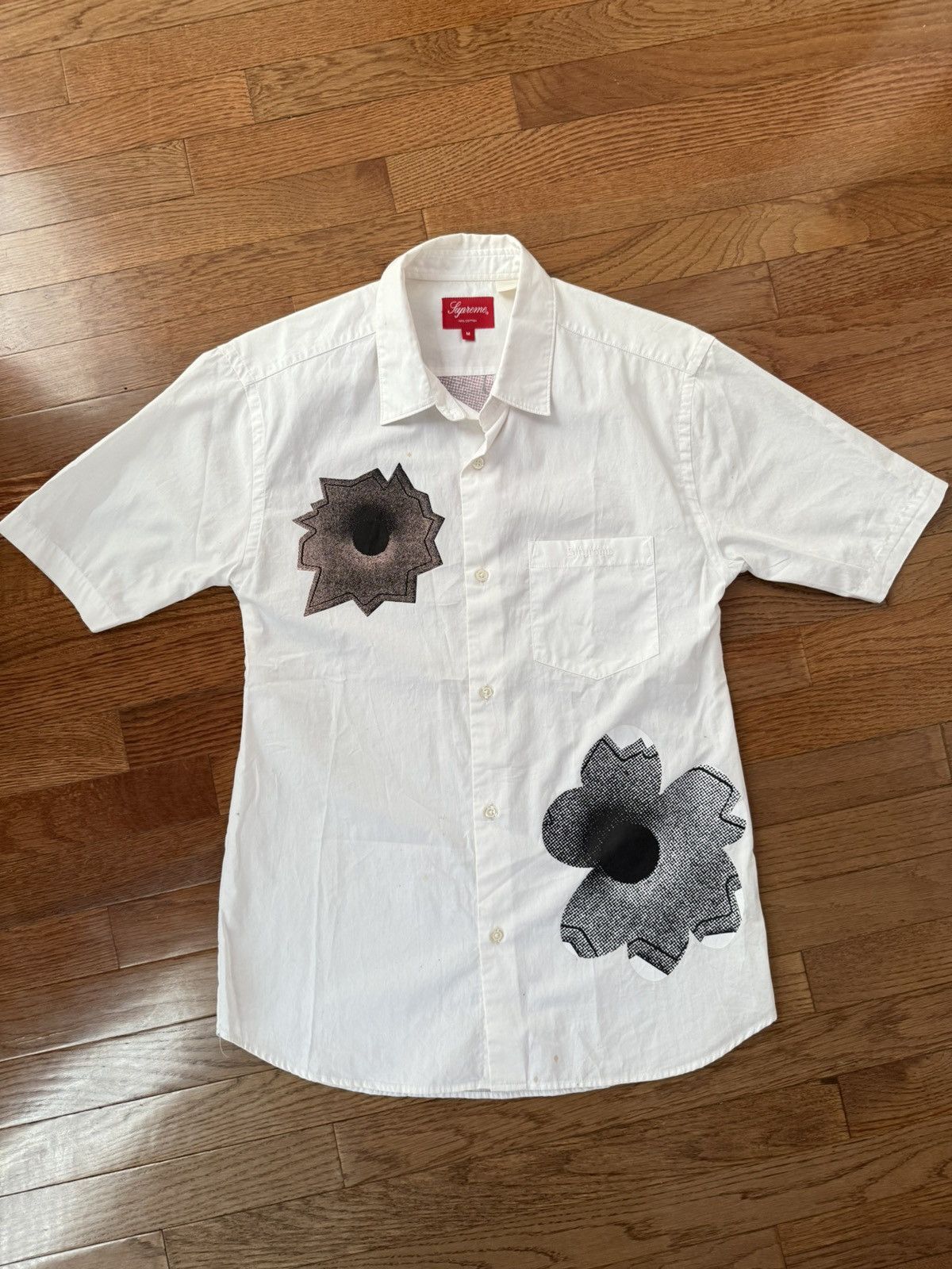 Supreme Supreme Nate Lowman S/S 22 Shirt White Size US M / EU 48-50 / 2 - 3 Thumbnail