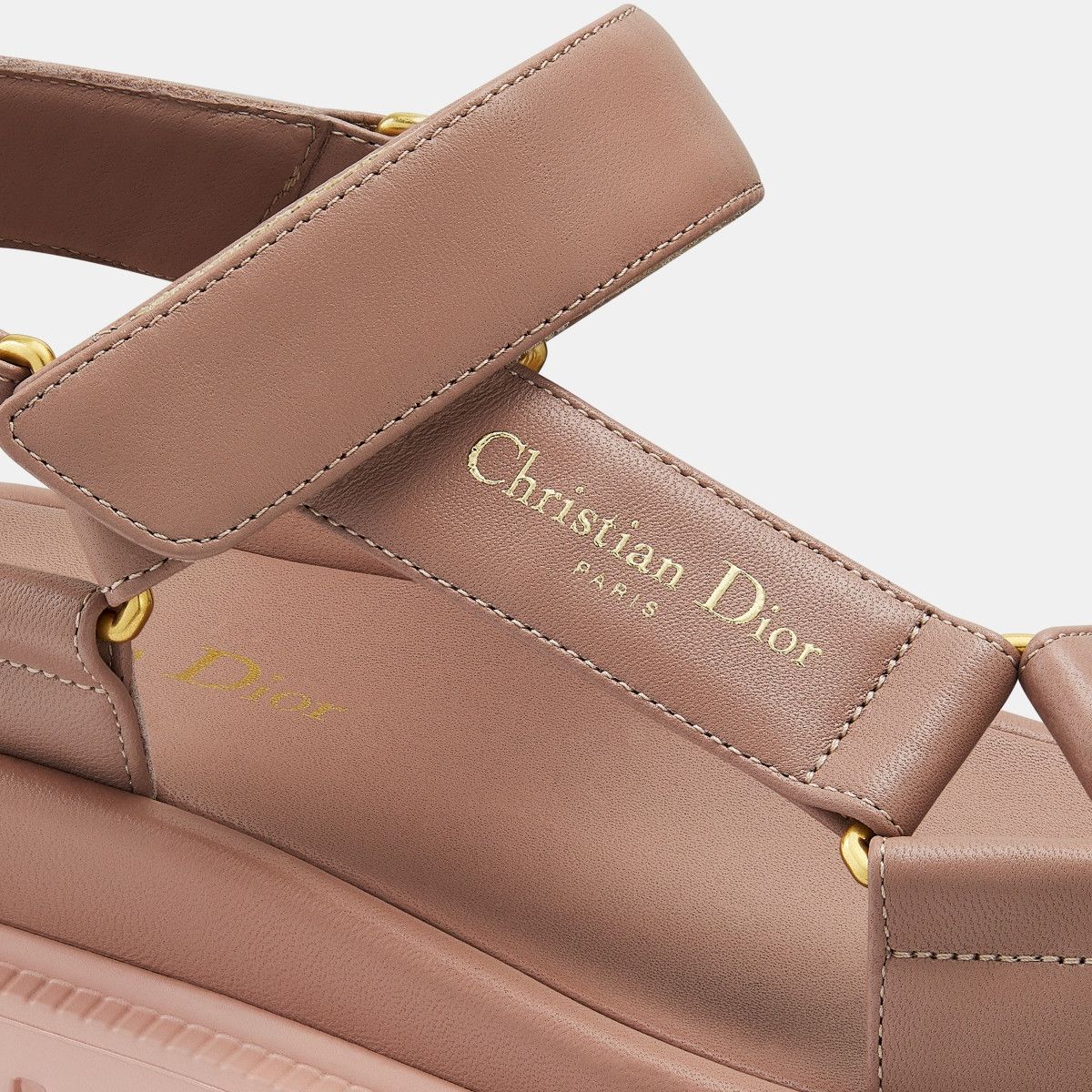 Dior o1bcso1str0226 D Wave Sandal in Powder Pink Size US 10 / IT 40 - 4 Thumbnail