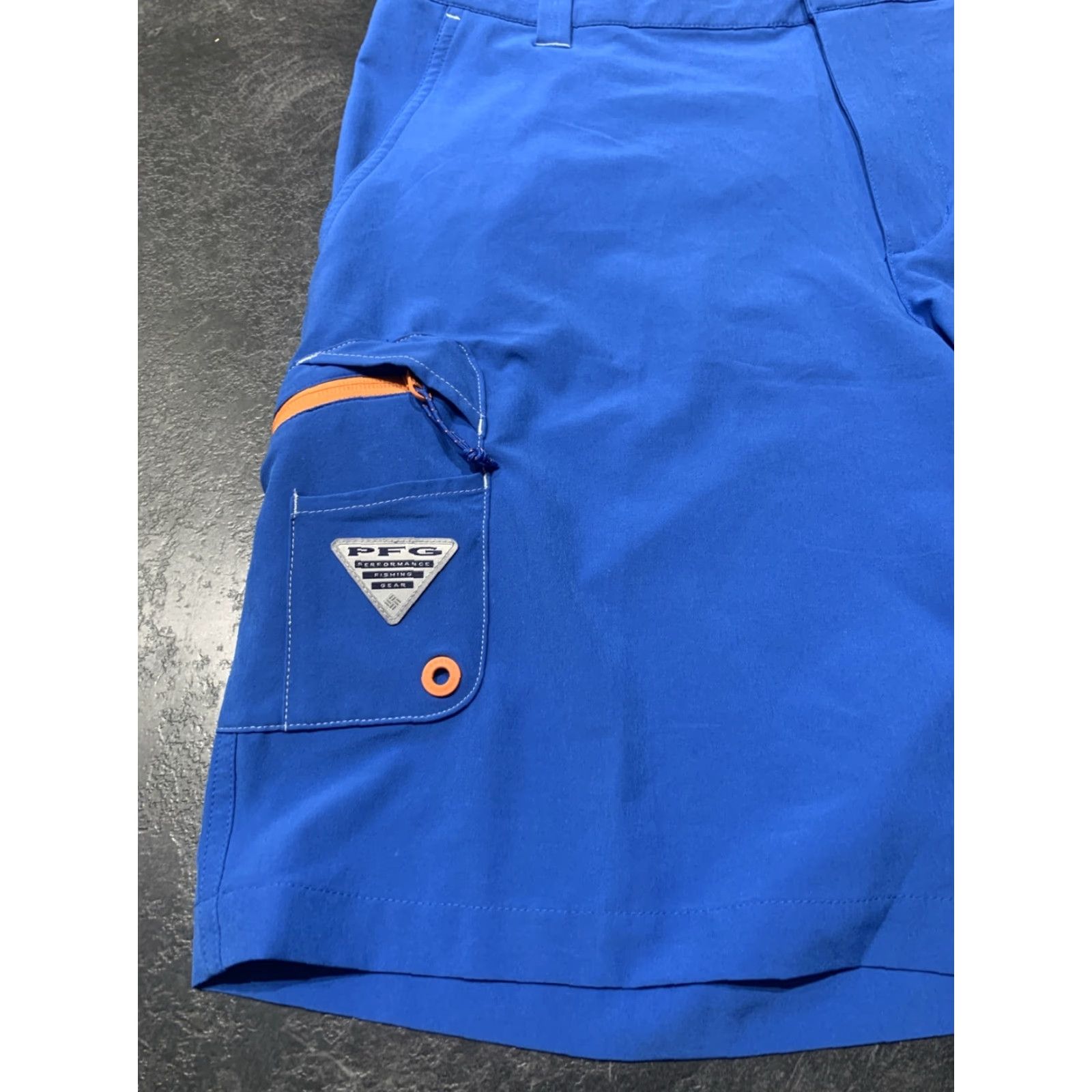 Swims Columbia PFG Swim Fishing Board Shorts Cargo Pocket Mens Size 40 Blue Polyester Size US 40 / EU 56 - 4 Thumbnail