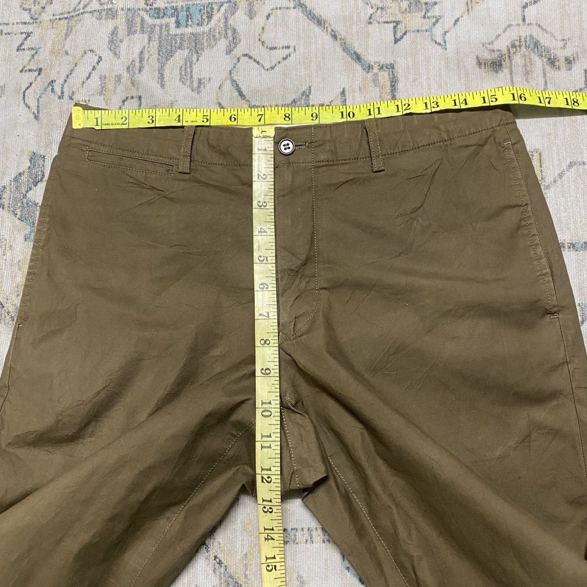 Yohji Yamamoto A.A.R Yohji Yamamoto Chinos Pant Brown Size US 31 - 14 Thumbnail