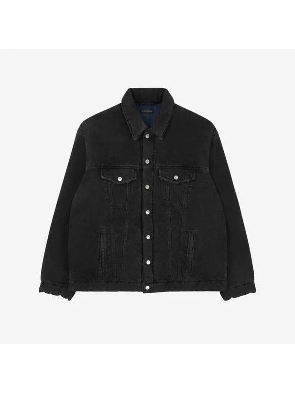 Balenciaga o1srvl11e1124 Padded Jacket in Noir Size US L / EU 52-54 / 3 - 1 Thumbnail