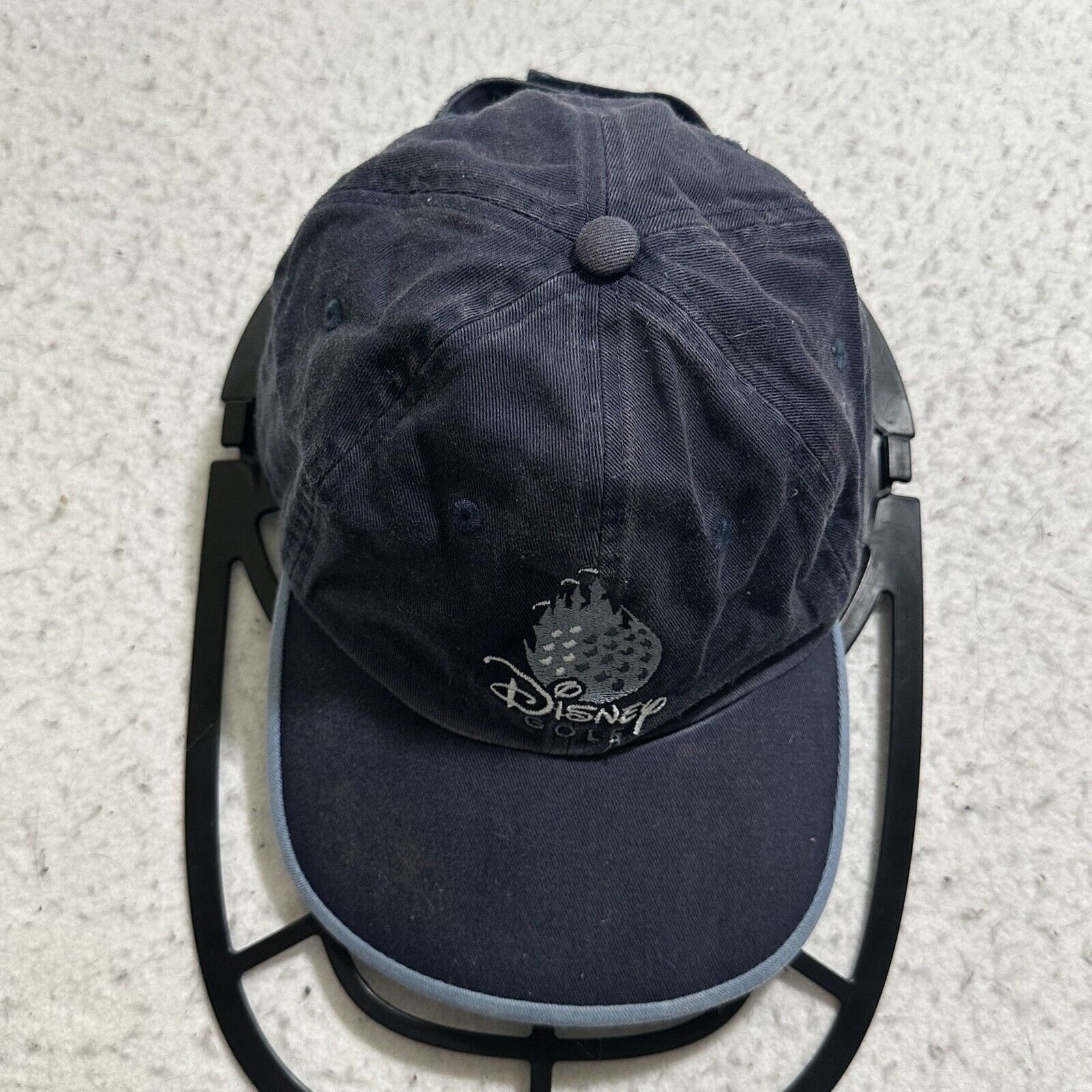 Disney Vintage Disney Golf Baseball Cap Hat Navy Blue Disney World Size ONE SIZE - 7 Thumbnail