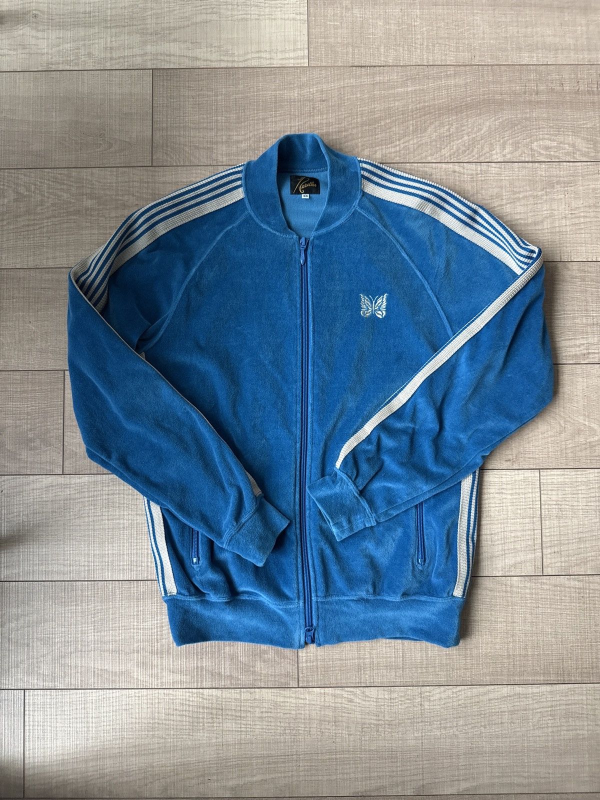 Needles Blue Velvet Jacket