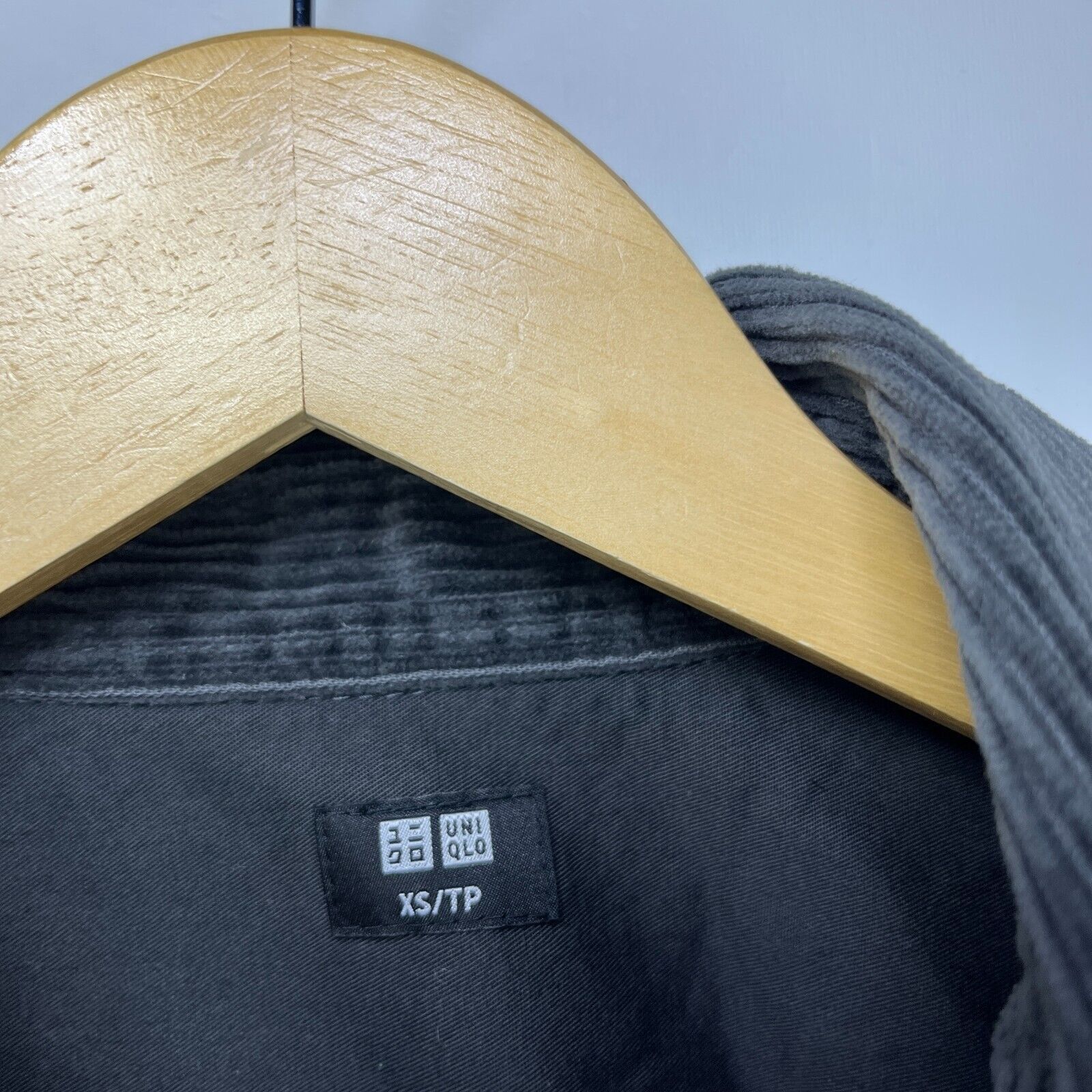 Uniqlo × Vintage Uniqlo Corduroy Button Up Shirt XS Dark Gray Longsleeve Size US XS / EU 42 / 0 - 5 Thumbnail