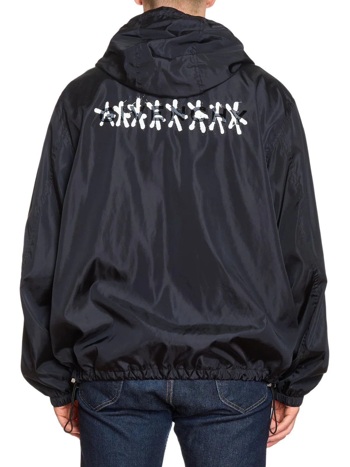 Givenchy GIVENCHY Tag Effect Hooded Windbreaker Jacket Oversized Size US XL / EU 56 / 4 - 3 Thumbnail