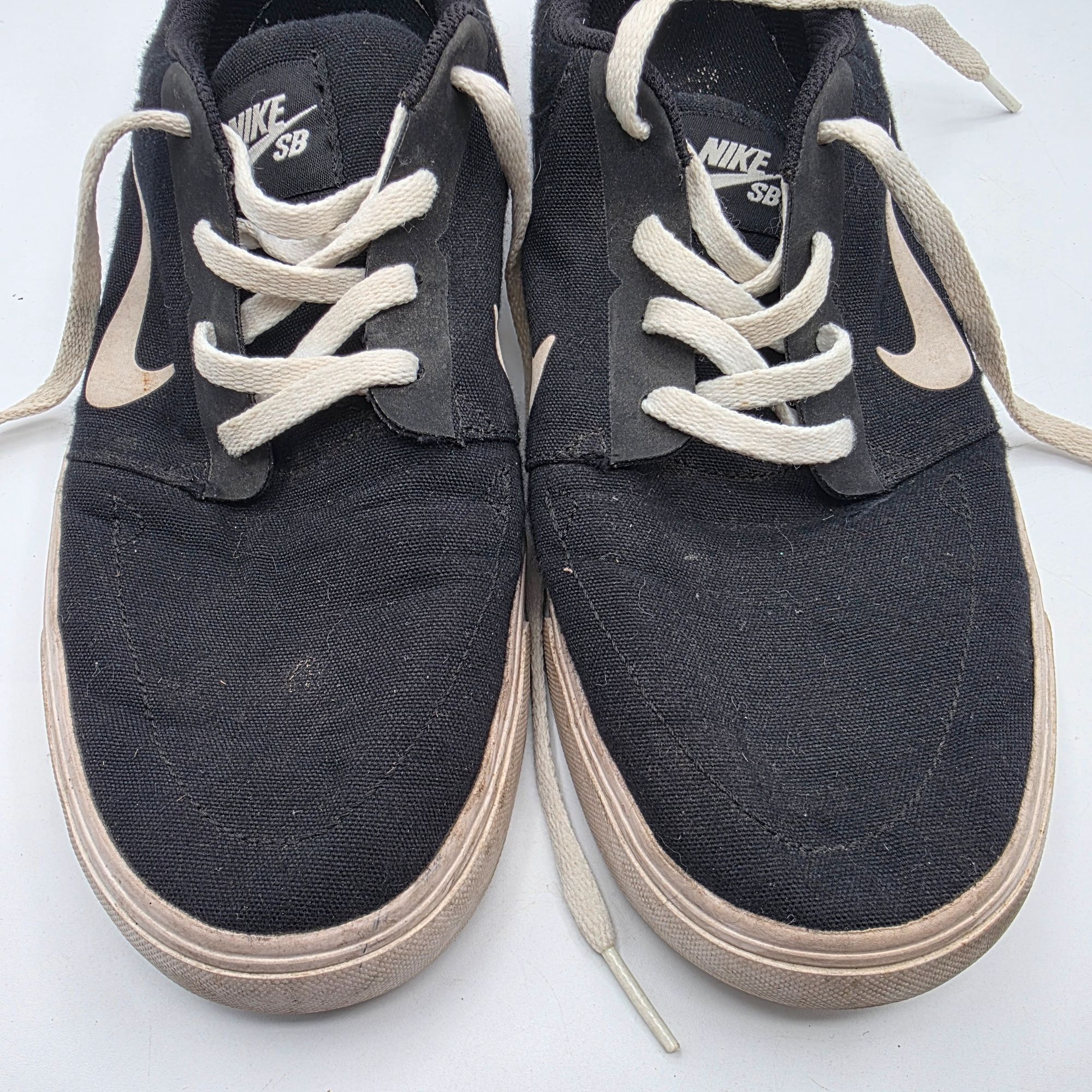 Nike Nike SB Portmore Canvas Mens Size 10.5 Black White Skate Sne Size US 10.5 / EU 43-44 - 10 Thumbnail