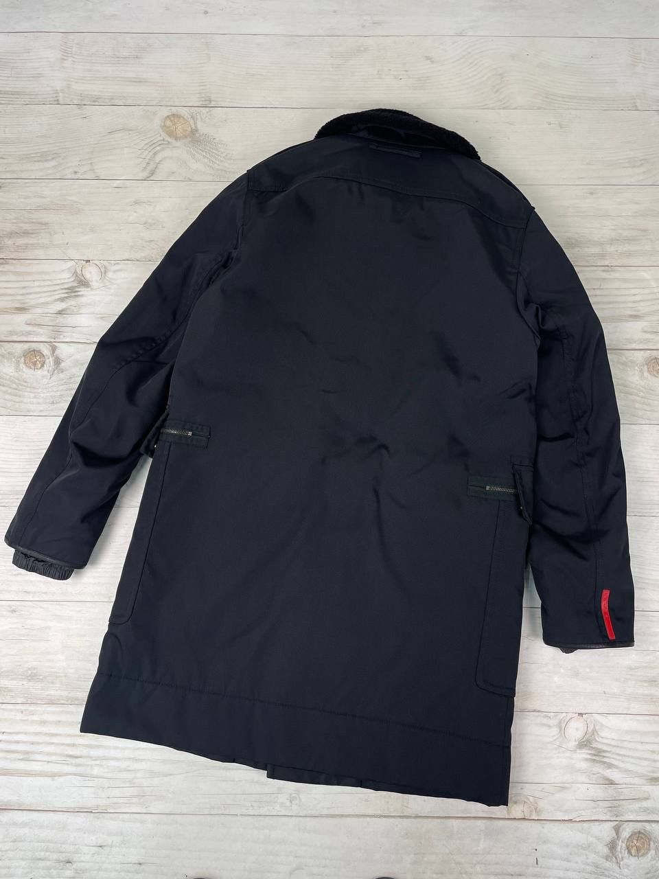 Prada Vintage Prada Sport Black Military Nylon Jacket Coat Luxury Size US M / EU 48-50 / 2 - 17 Thumbnail