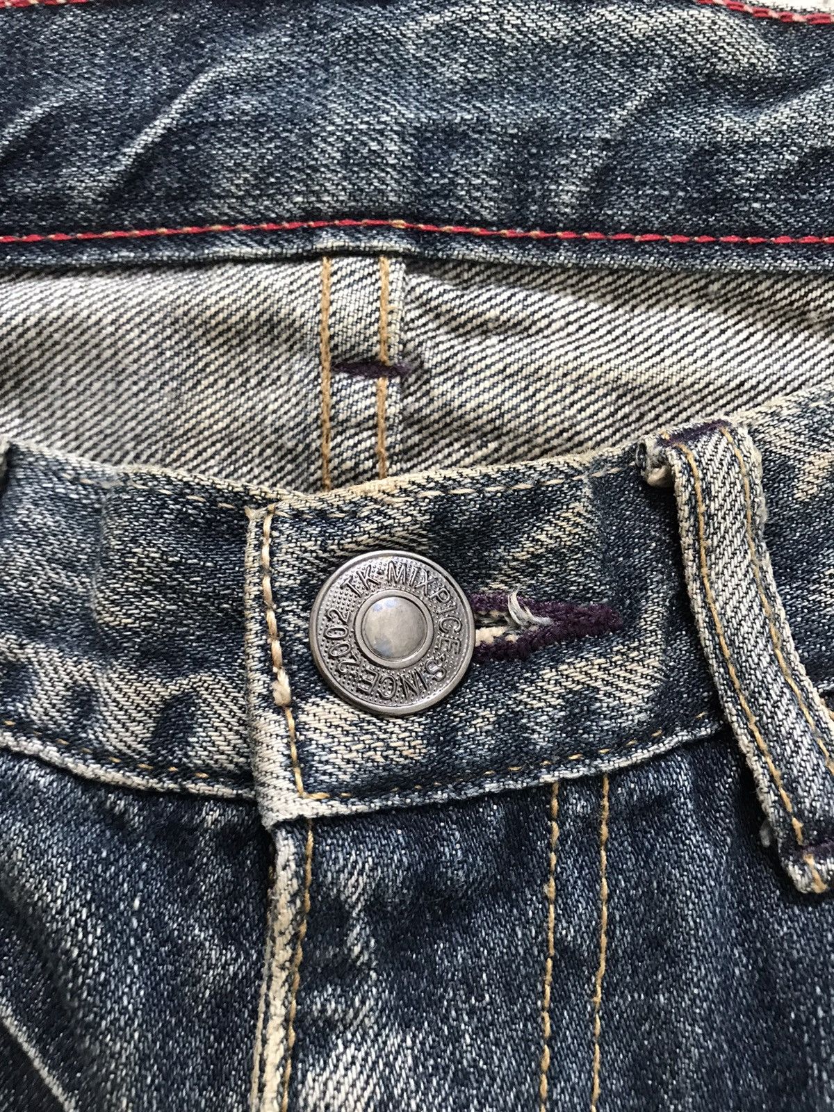 Takeo Kikuchi Takeo Kikuchi Yakuza Yanki Painted Art Denim Jeans Size US 32 / EU 48 - 18 Thumbnail