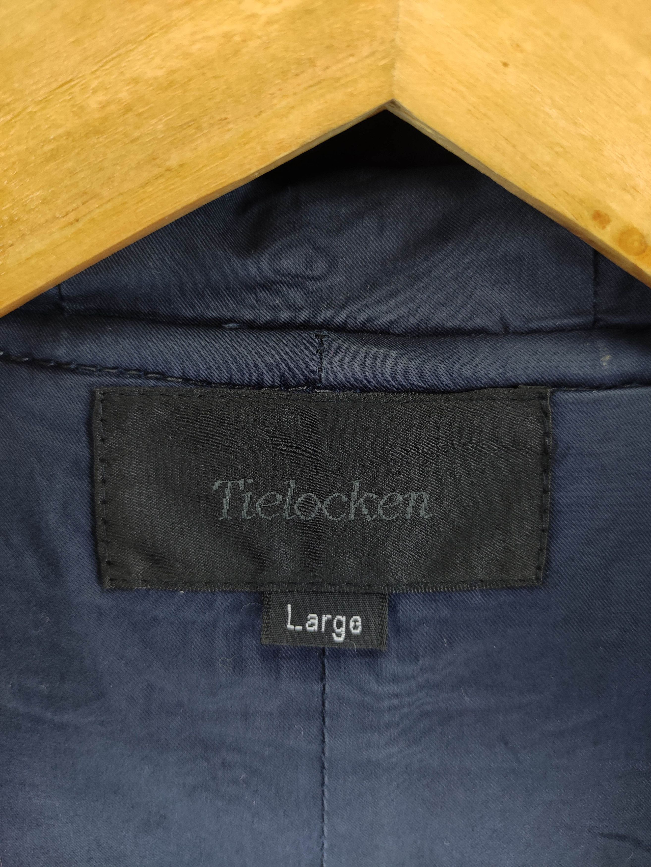 Japanese Brand Vintage Tielocken Duffel Wool Coat Hoodie Jacket Chekered Size L / US 10 / IT 46 - 3 Thumbnail