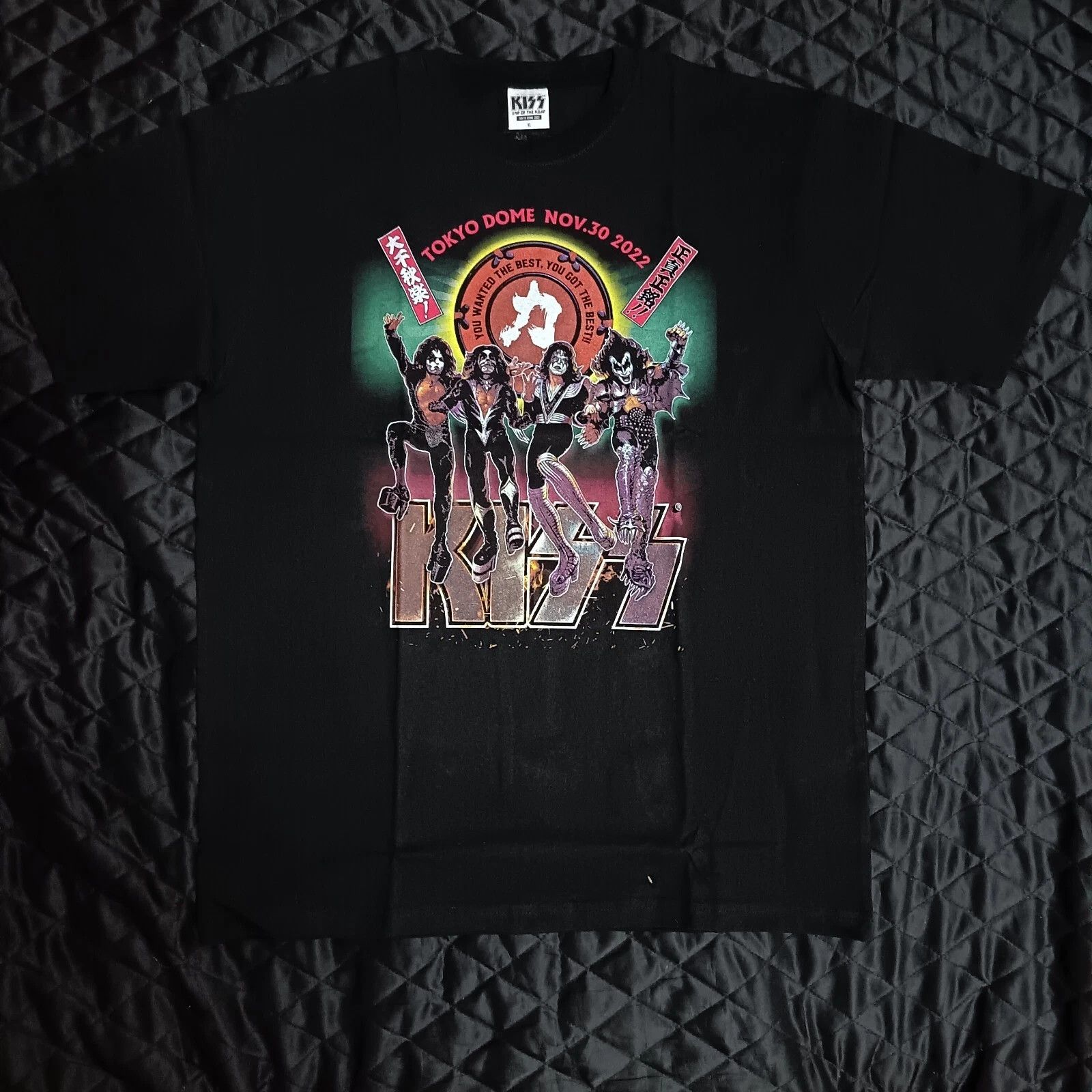 Band Tees Kiss End of The Road Tour Tokyo Dome T-Shirt Rock Band Tee Size US XL / EU 56 / 4 - 1 Thumbnail