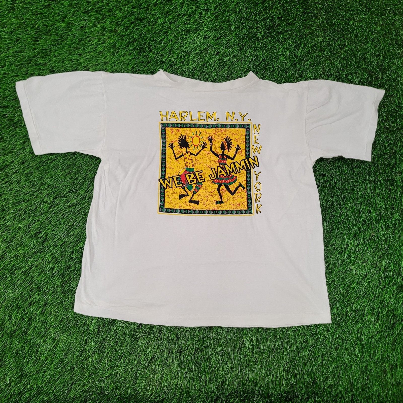 Other VTG Harlem NY We-Be-Jammin Shirt Womens XL 22x22 Boxy USA Size XL / US 12-14 / IT 48-50 - 1 Thumbnail