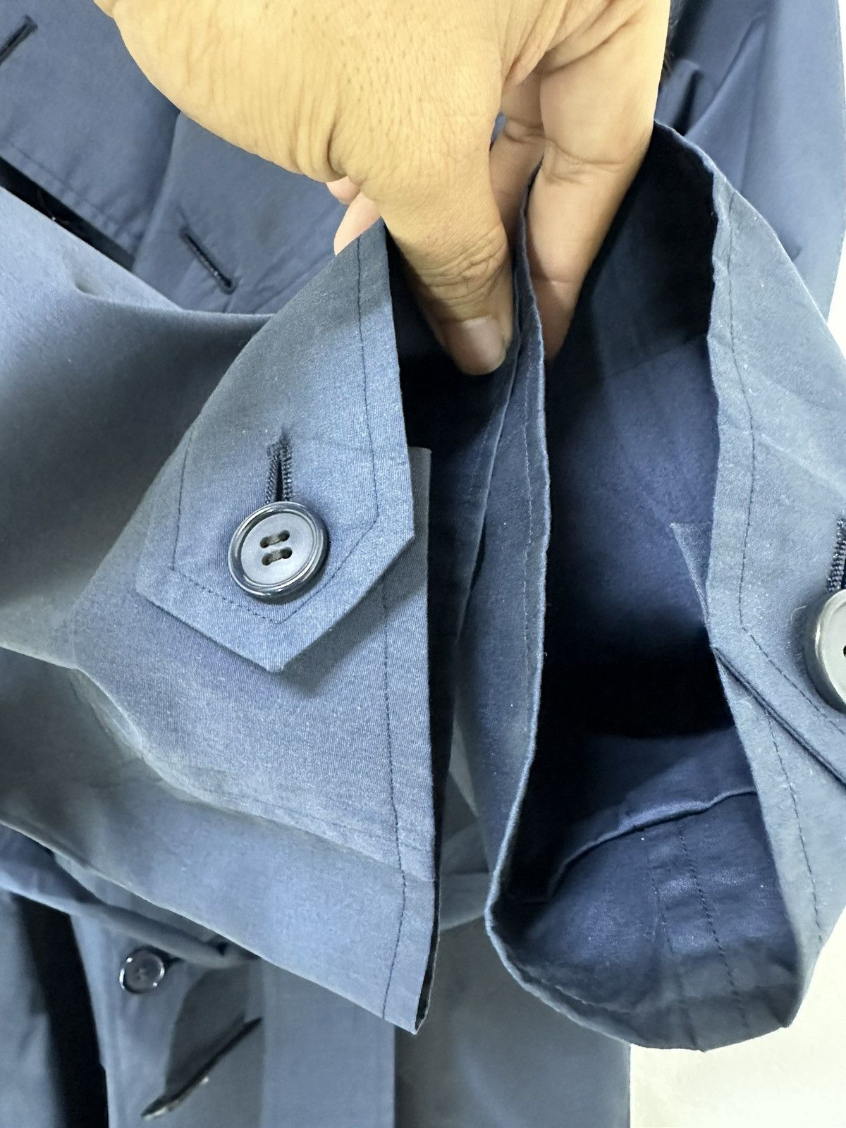 Yves Saint Laurent Yves saint laurent Trench Coat Jacket Design Navy Color Size US M / EU 48-50 / 2 - 5 Thumbnail