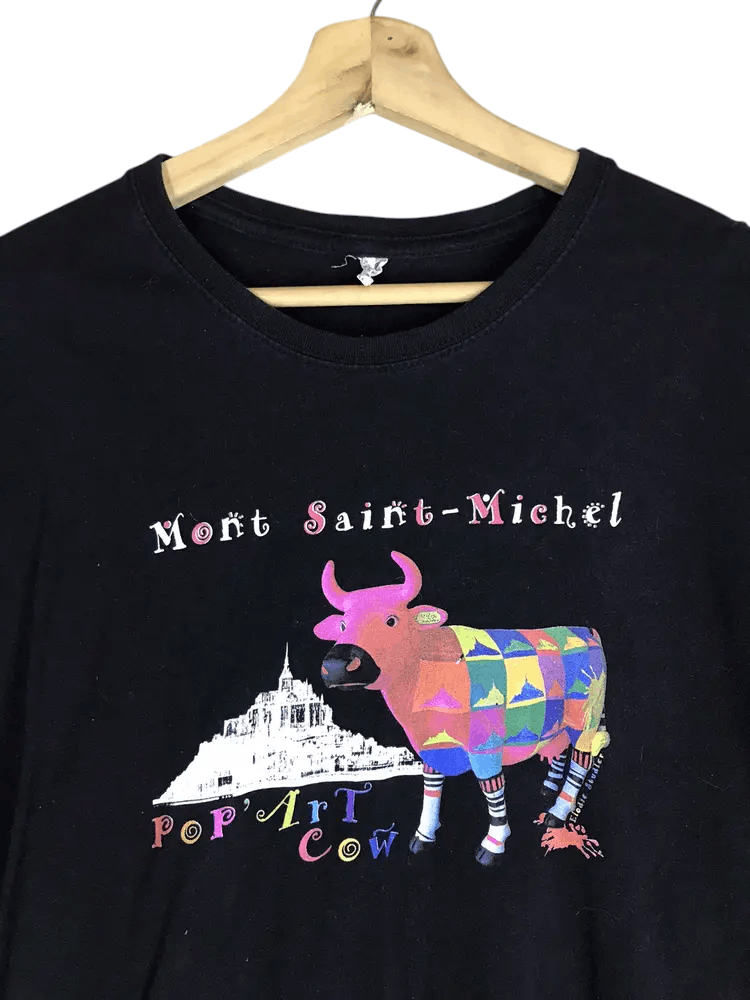 Le Mont Saint Michel Mont Saint Michel Pop Art Cow Tshirts Size US XL / EU 56 / 4 - 3 Thumbnail