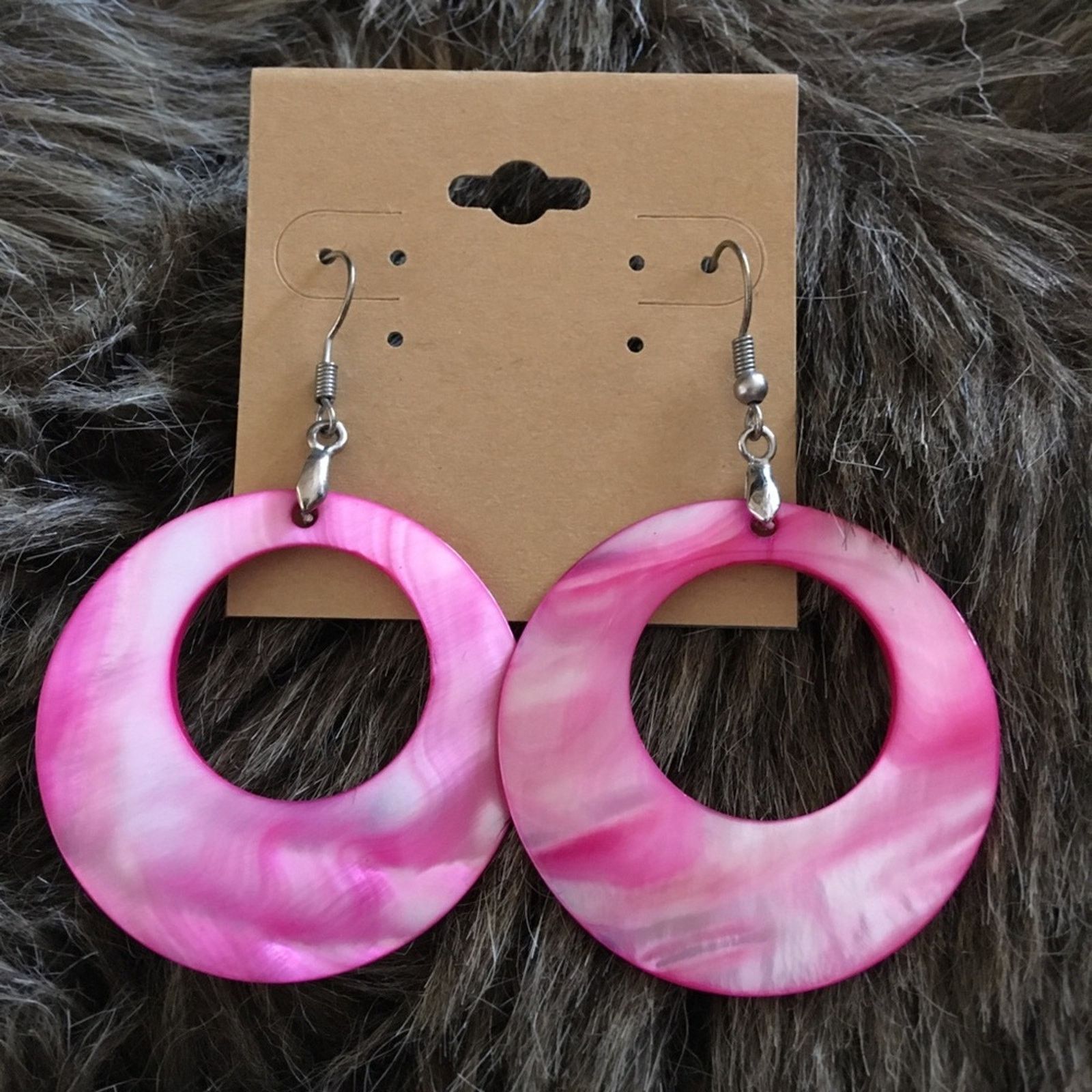 Vintage Vintage repurpose natural shell earrings Size ONE SIZE - 2 Thumbnail