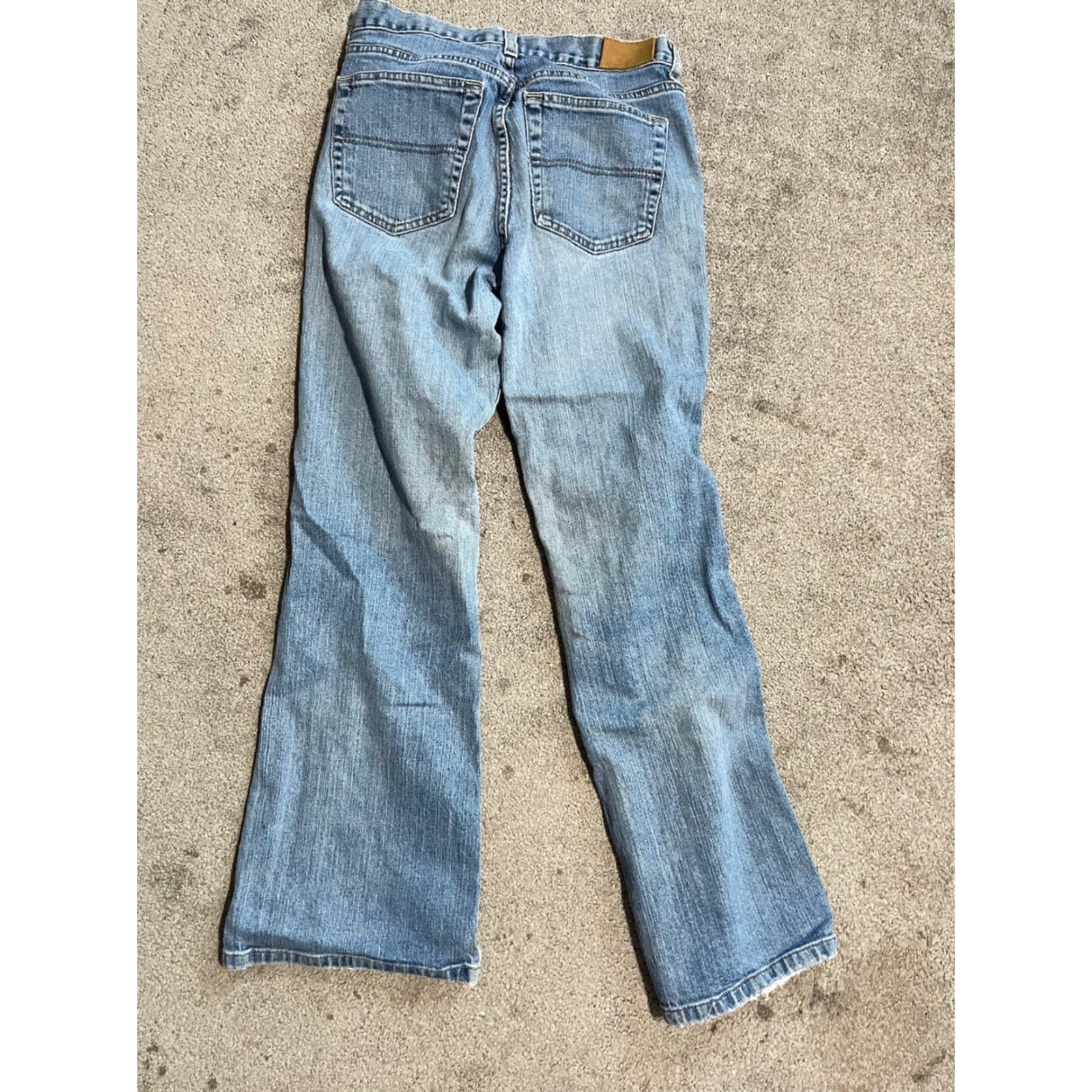 Tommy Hilfiger Tommy Hilfiger Jeans 6 Blue 100% Cotton Distressed Pockets Zip Button Womens Size ONE SIZE - 3 Thumbnail