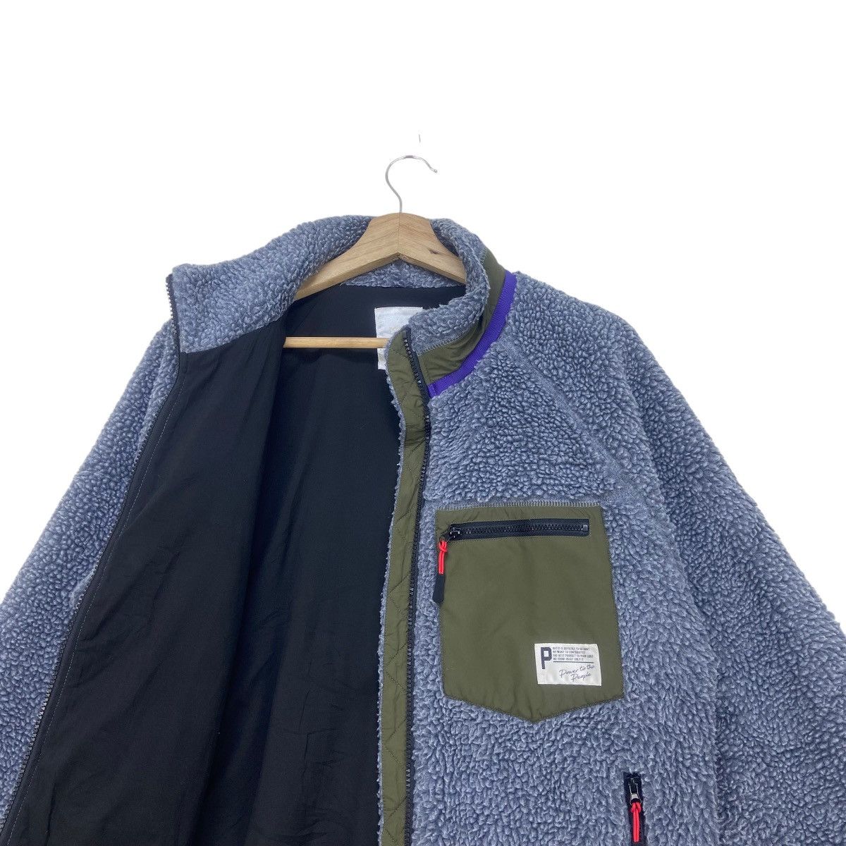 Japanese Brand Japanese Brand Power To The People Deep Pile Fleece Sherpa Size US S / EU 44-46 / 1 - 4 Thumbnail