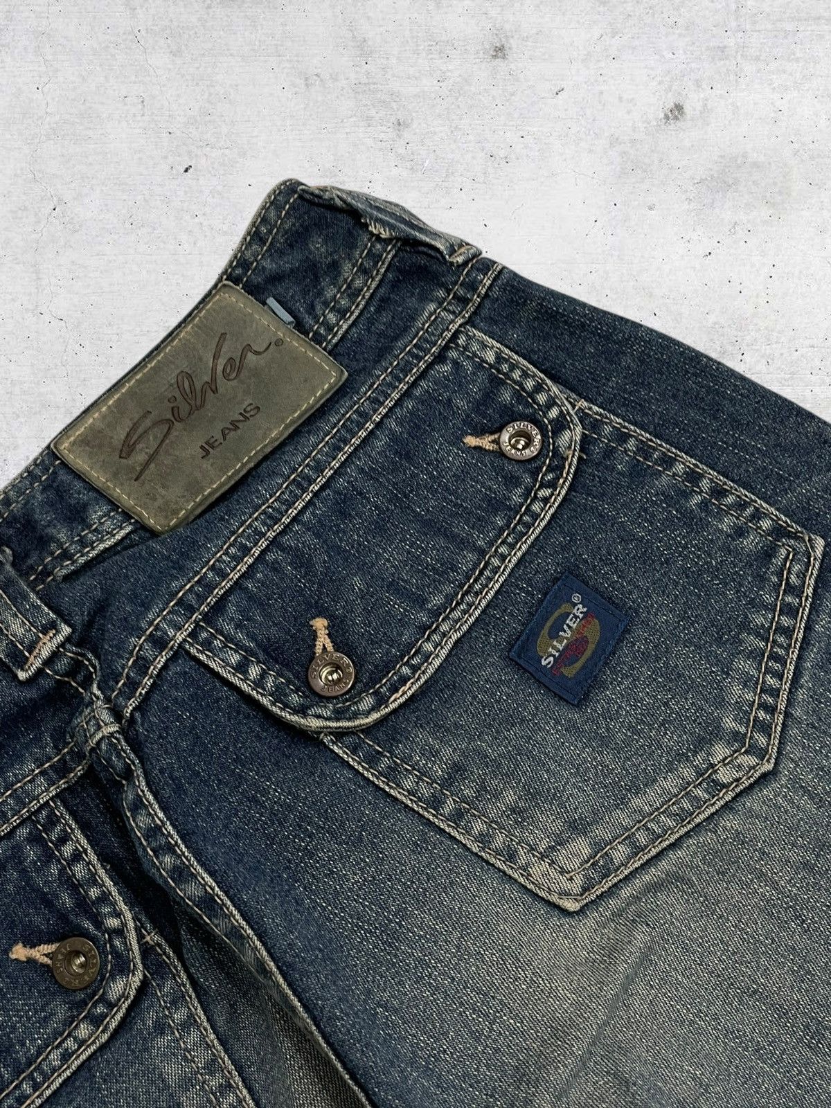 Japanese Brand VINTAGE SILVER CLOTHING COMPANY DESIGNER 90S BOOTCUT DENIM Size US 26 / EU 42 - 16 Thumbnail