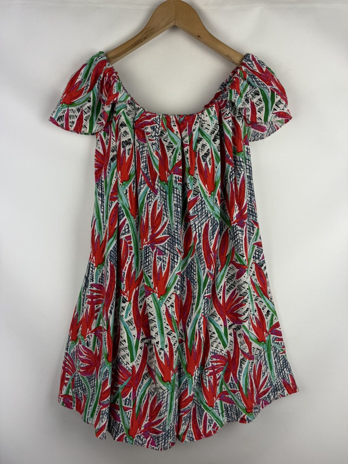 Kenzo Kenzo Ladies Floral Pattern Short Sleeve Silk Tunic Dress Size XS / US 0-2 / IT 36-38 - 14 Thumbnail