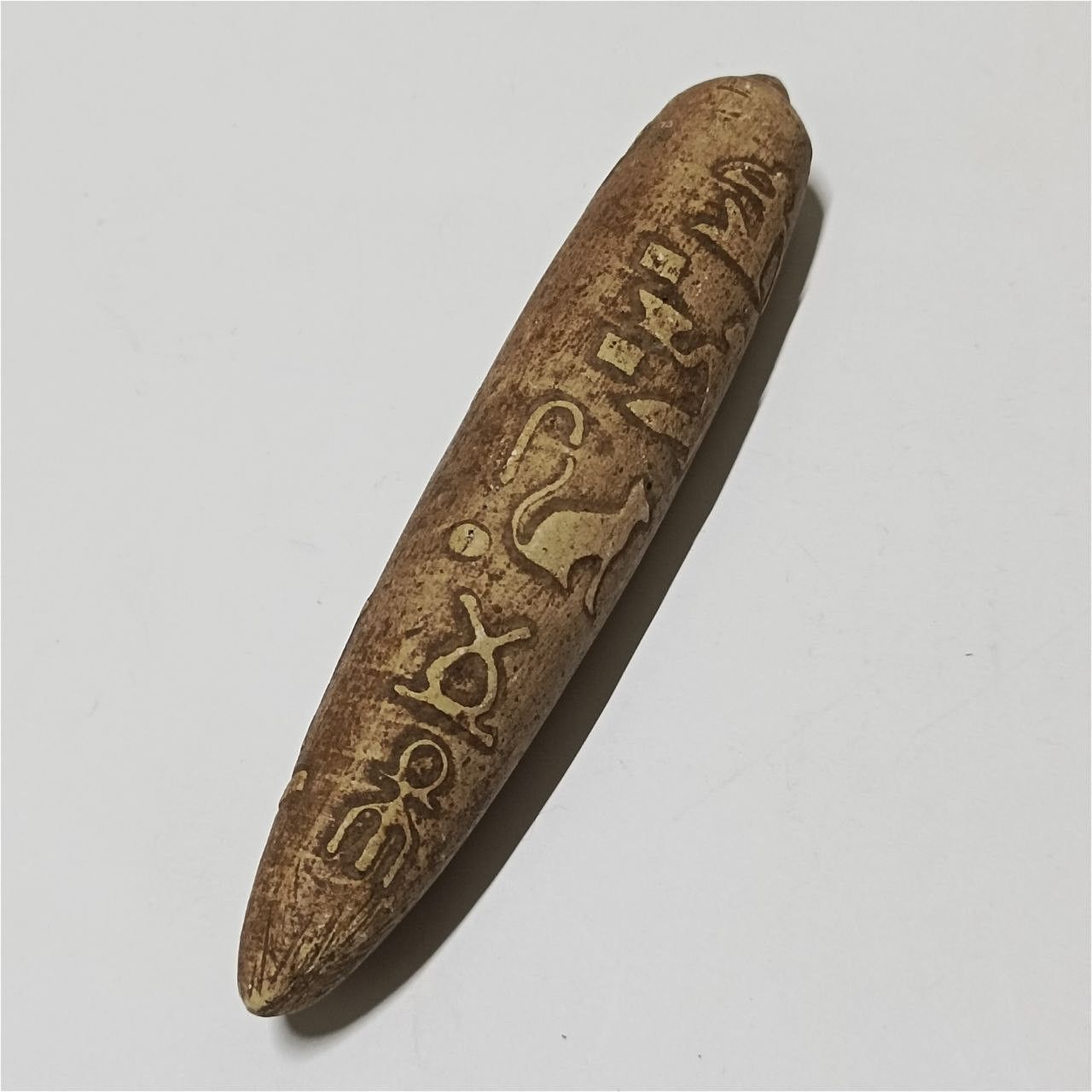Other Hand-carved Egyptian piece with ancient symbols collectible Size ONE SIZE - 3 Thumbnail