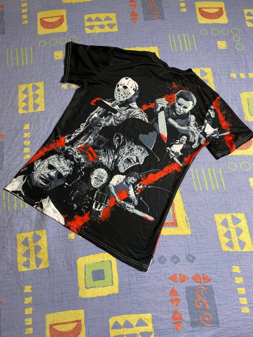 Affliction × Japanese Brand Y2K Affliction Style All Over Print T Shirt Tee Tapout Japan Size US M / EU 48-50 / 2 - 6 Thumbnail