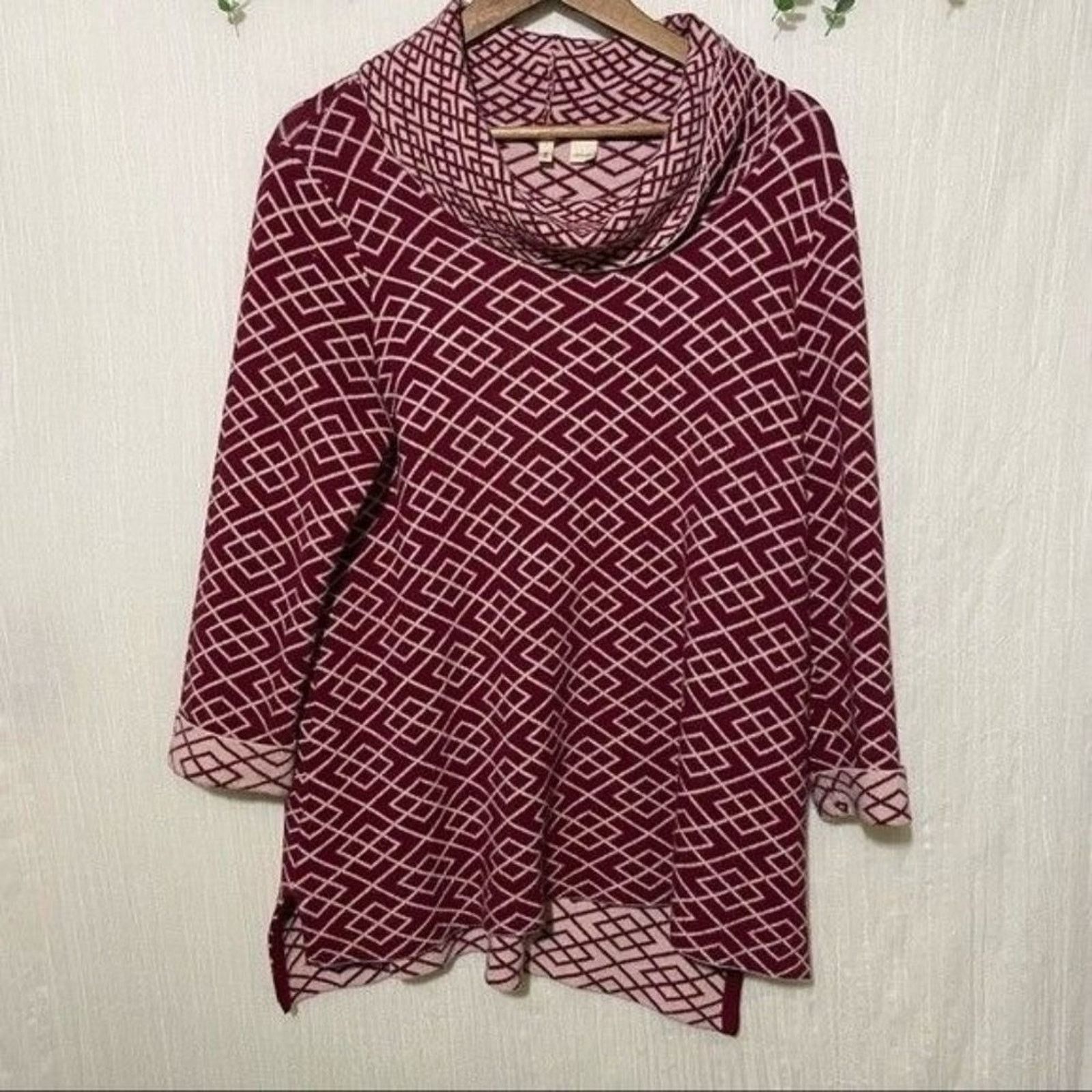 Anthropologie Anthropologie Moth Galena Cowl Neck Sweater Alpaca Large Size L / US 10 / IT 46 - 2 Thumbnail