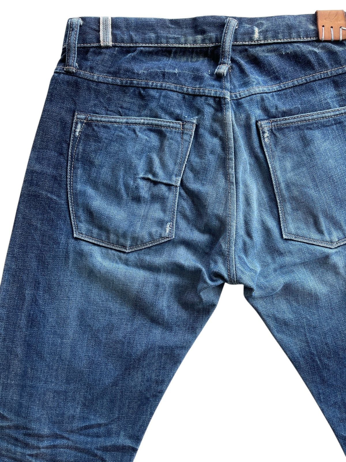 MATiAS Matias Pacheco Hand Tailored Distressed Selvedge Denim Size US 31 - 10 Thumbnail