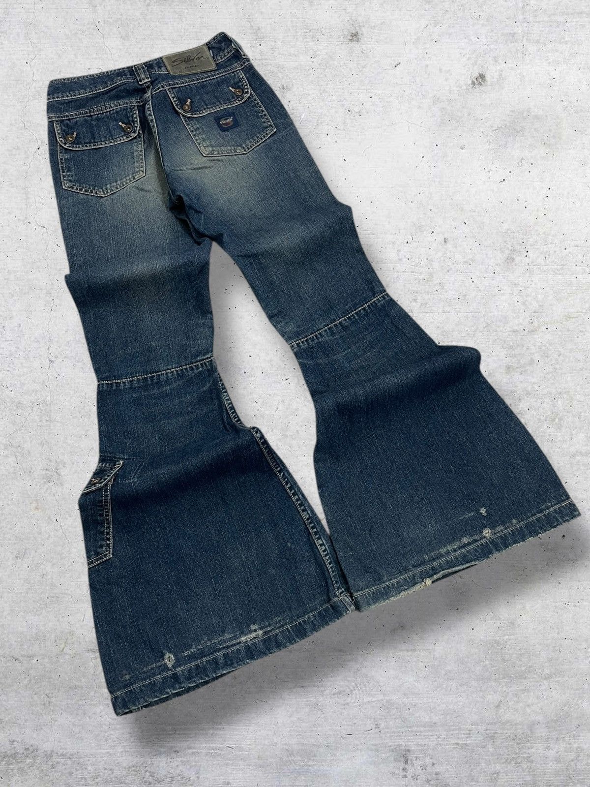 Japanese Brand VINTAGE SILVER CLOTHING COMPANY DESIGNER 90S BOOTCUT DENIM Size US 26 / EU 42 - 10 Thumbnail