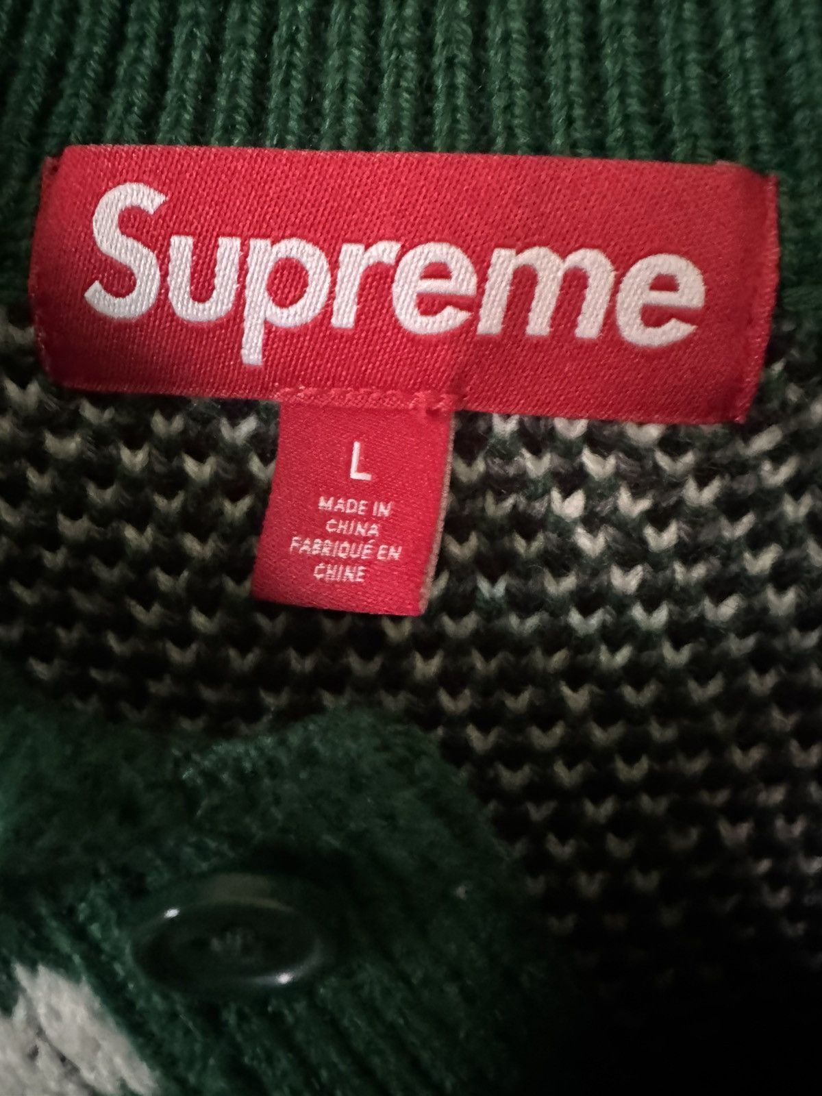 Supreme Supreme Small Box Polo Sweater Size US L / EU 52-54 / 3 - 4 Thumbnail