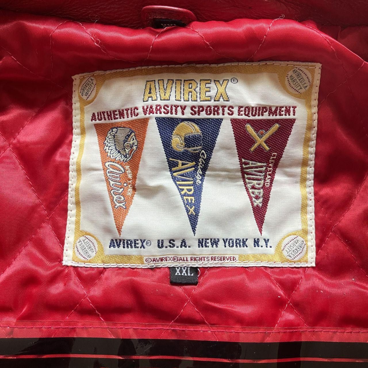 Avirex Avirex Leather Varsity Jacket Size US XL / EU 56 / 4 - 7 Thumbnail