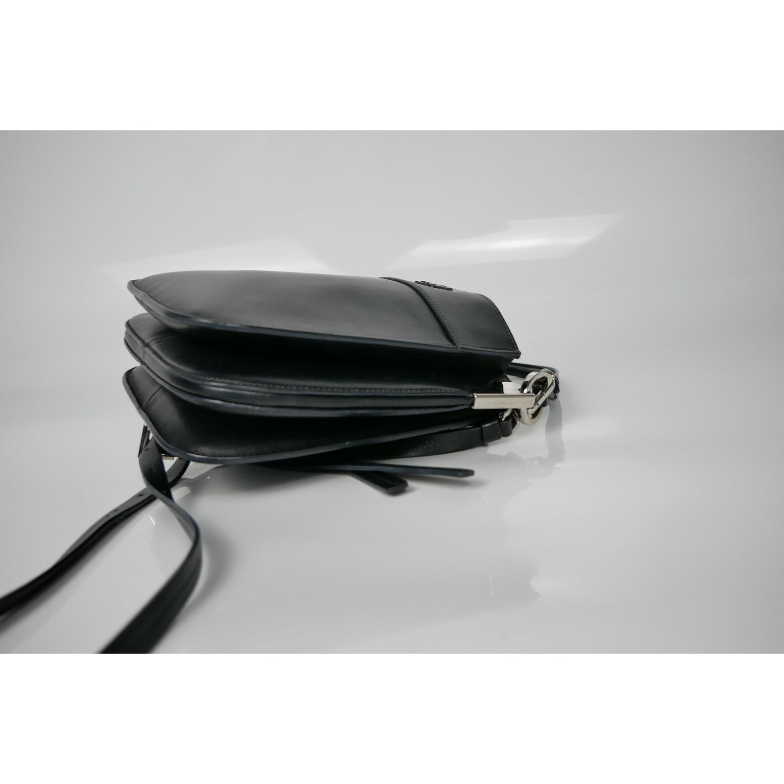 Prada Prada Nero City Calf Leather Margit Bag Size ONE SIZE - 8 Thumbnail