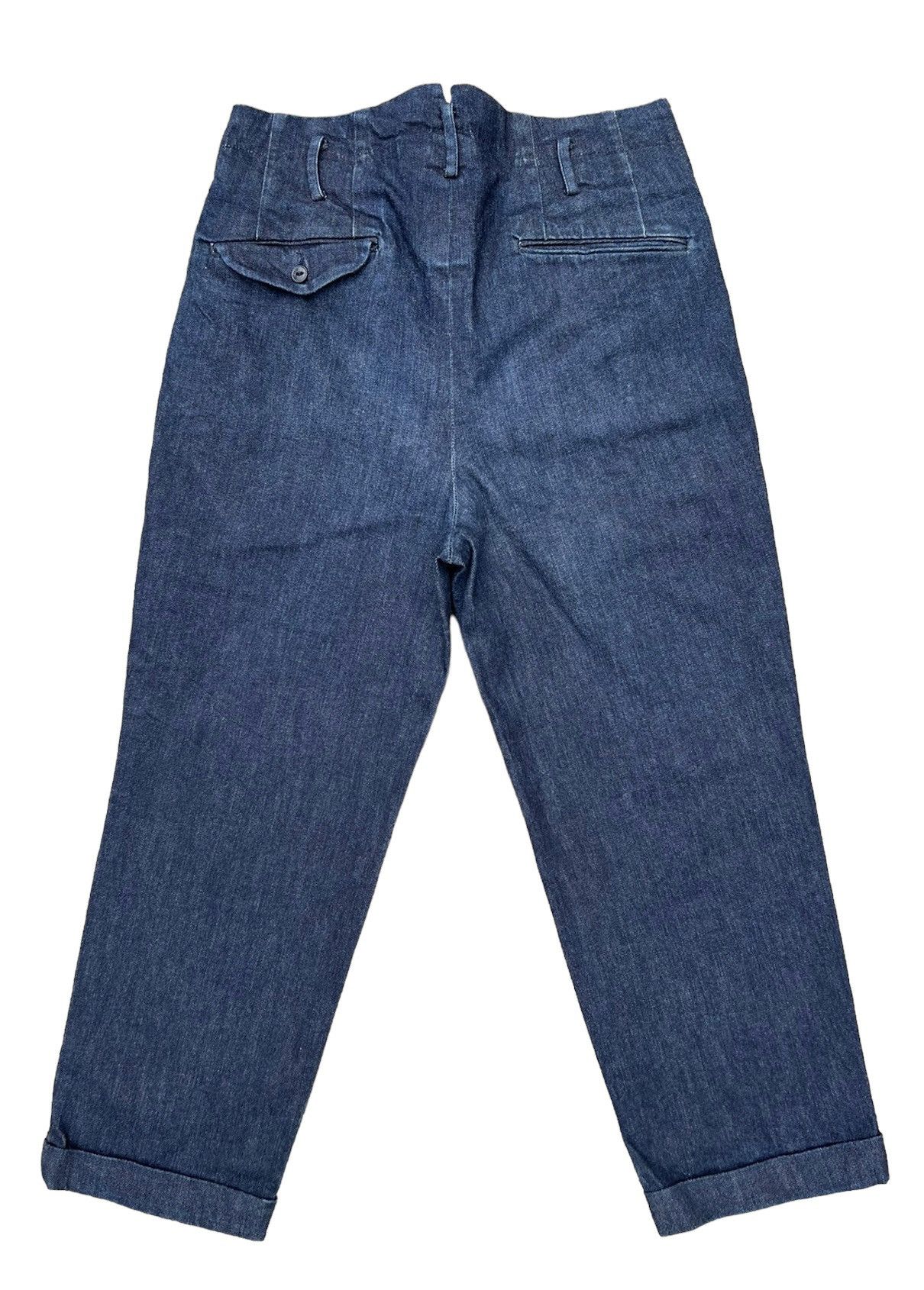 Japanese Brand Tutaee 15Jyugo Bottom Makers Japan Cropped Denim Chinos Pant Size US 31 - 2 Thumbnail