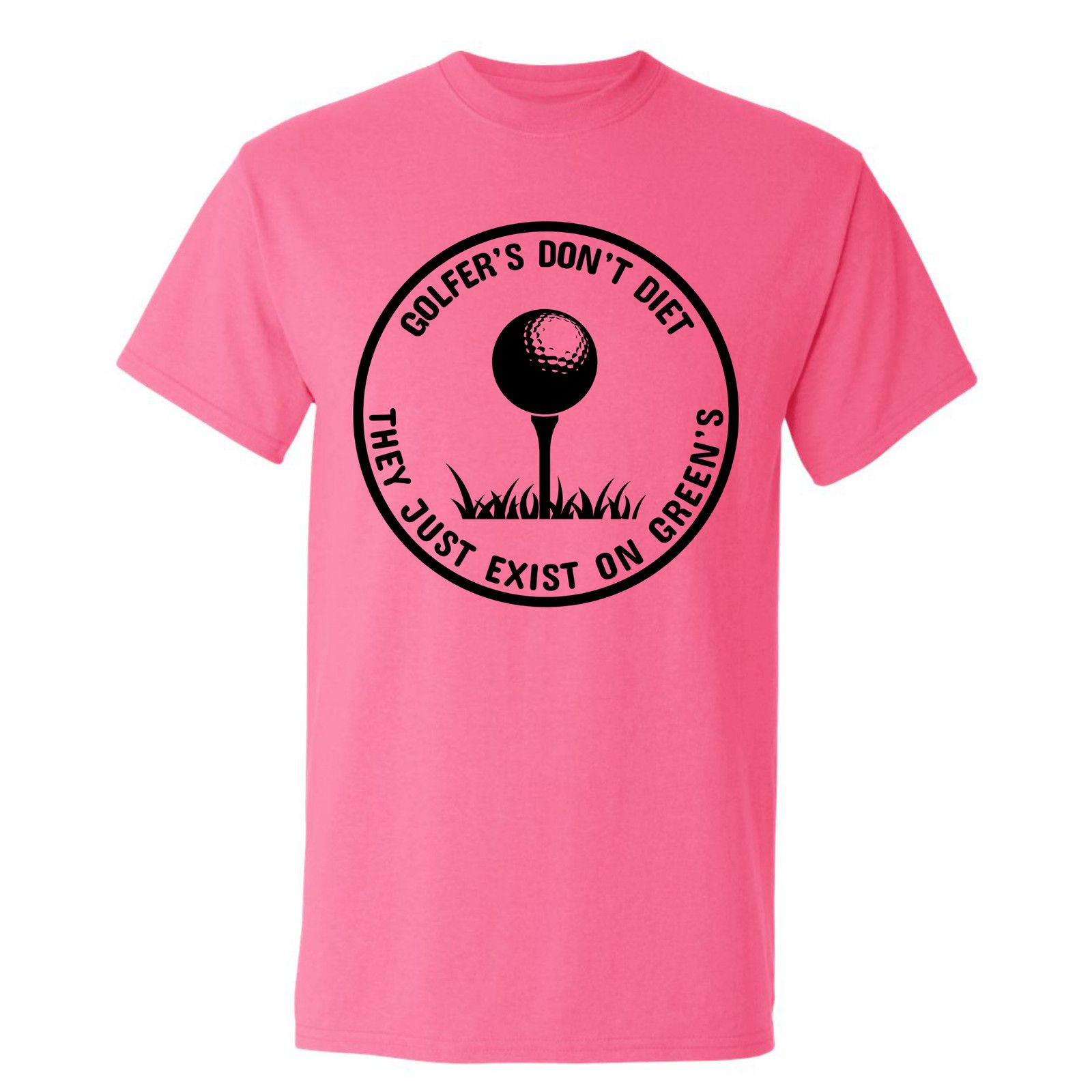 Gildan Golfers Dont Diet On Greens Funny Golfing Tee T-Shirt Size US L / EU 52-54 / 3 - 24 Thumbnail