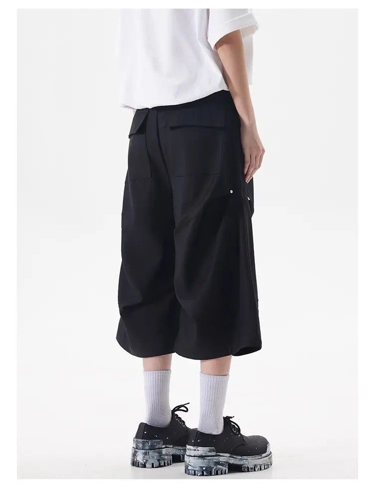Japanese Brand × Vintage Retro wide leg pleated casual shorts Size US 30 / EU 46 - 3 Thumbnail