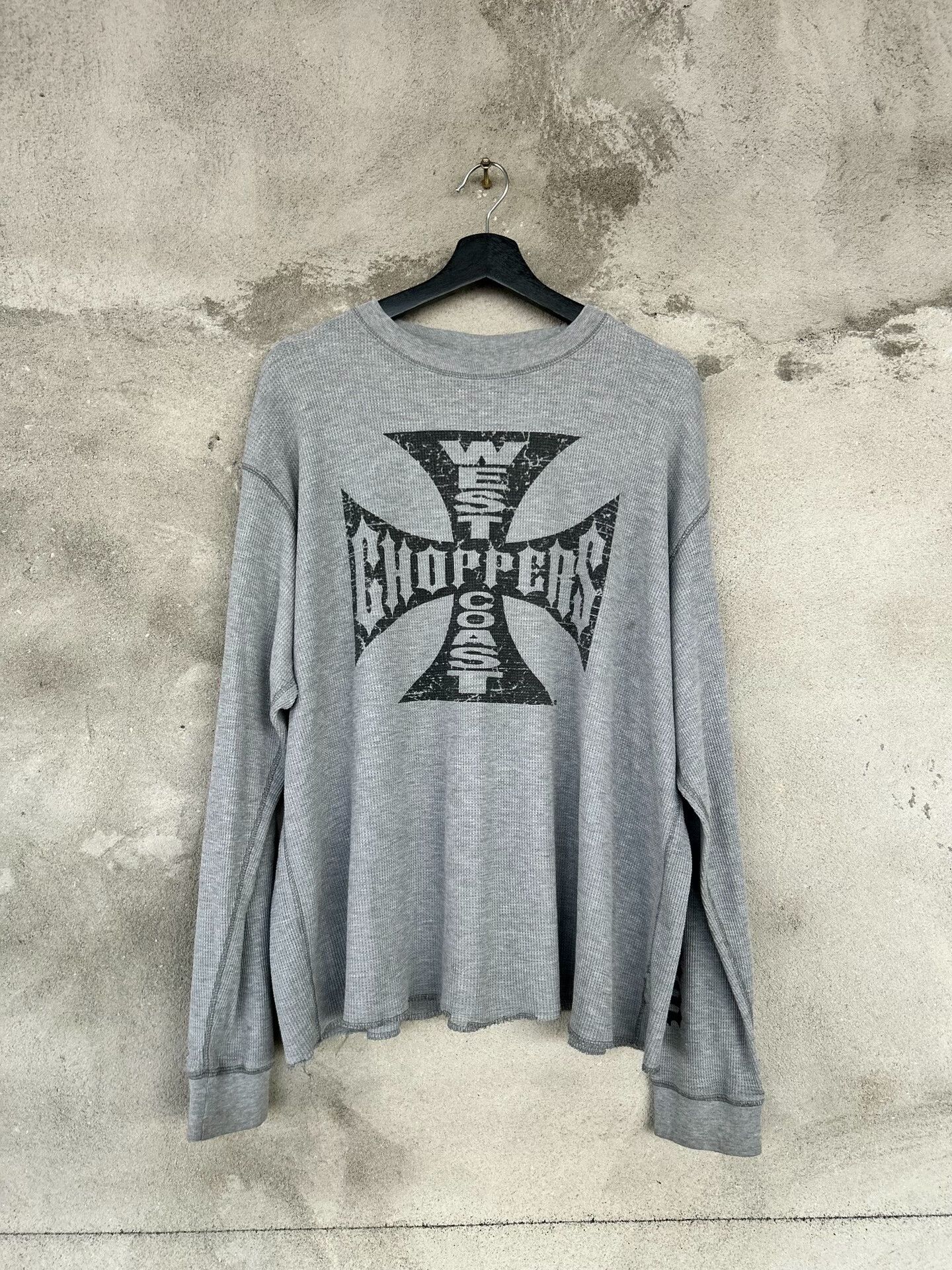 Vintage Vintage West Coast Choppers Waffle Long Sleeve Size US M / EU 48-50 / 2 - 1 Thumbnail